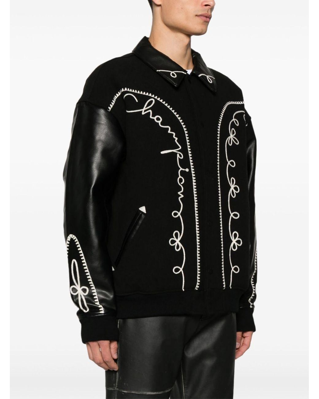 Champion X Angelo Baque Bolero Jacket in Black for Men | Lyst