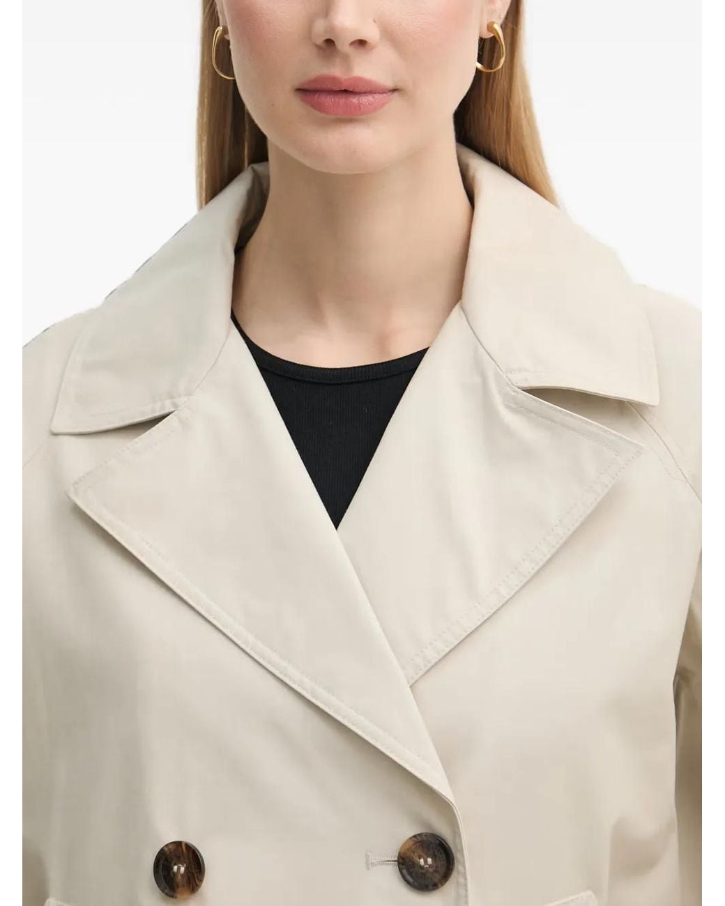 Barbour Natural Maisy Double-Breasted Coat