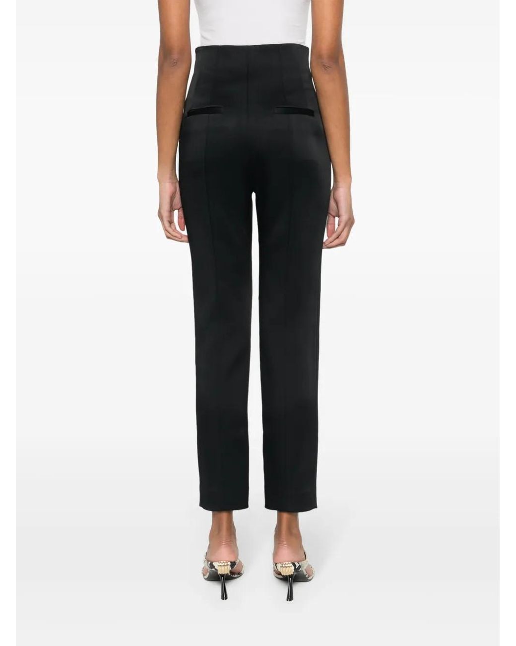 Khaite Black Lenn Trousers