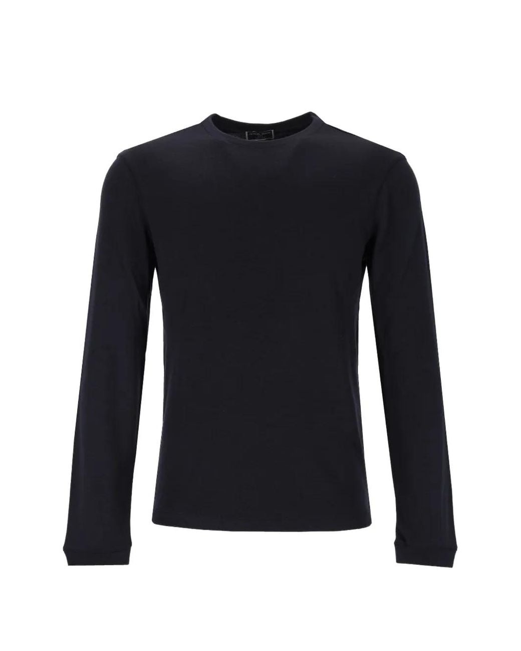 Giorgio Armani Blue Icon Cashmere Sweater for men