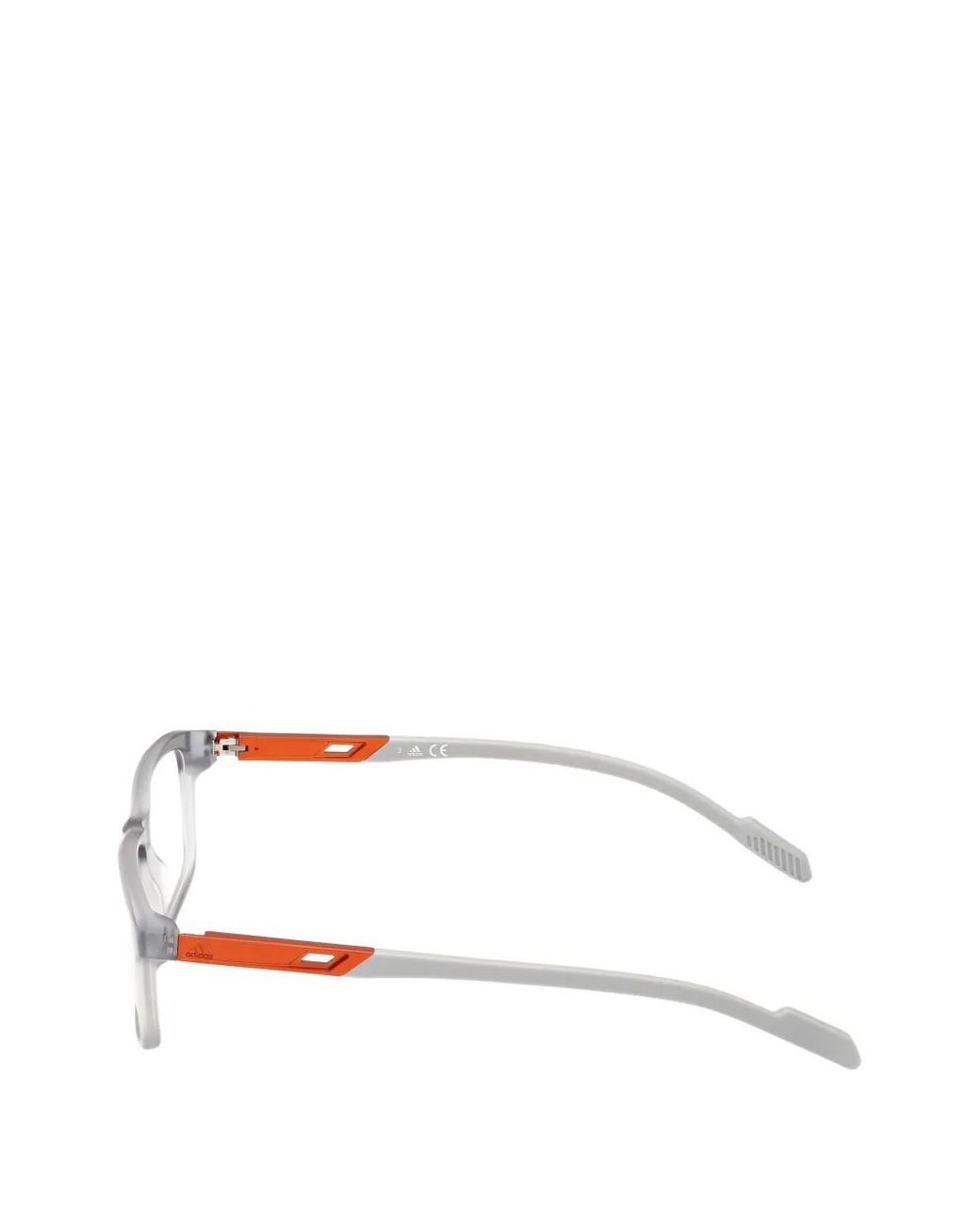 Adidas White Square-Frame Glasses
