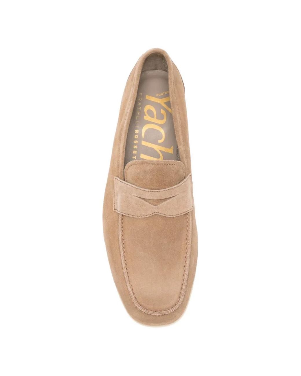 Fratelli Rossetti Natural Suede Penny Loafers for men