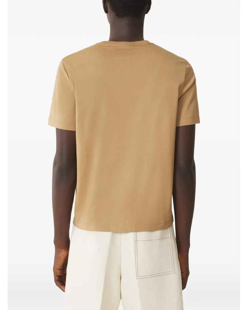 Lanvin Natural Ribbon T-Shirt for men