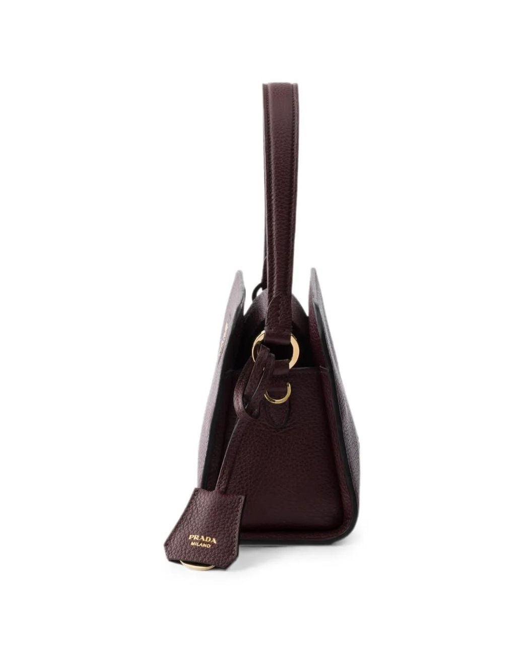 Prada Purple Leather Mini Handbag