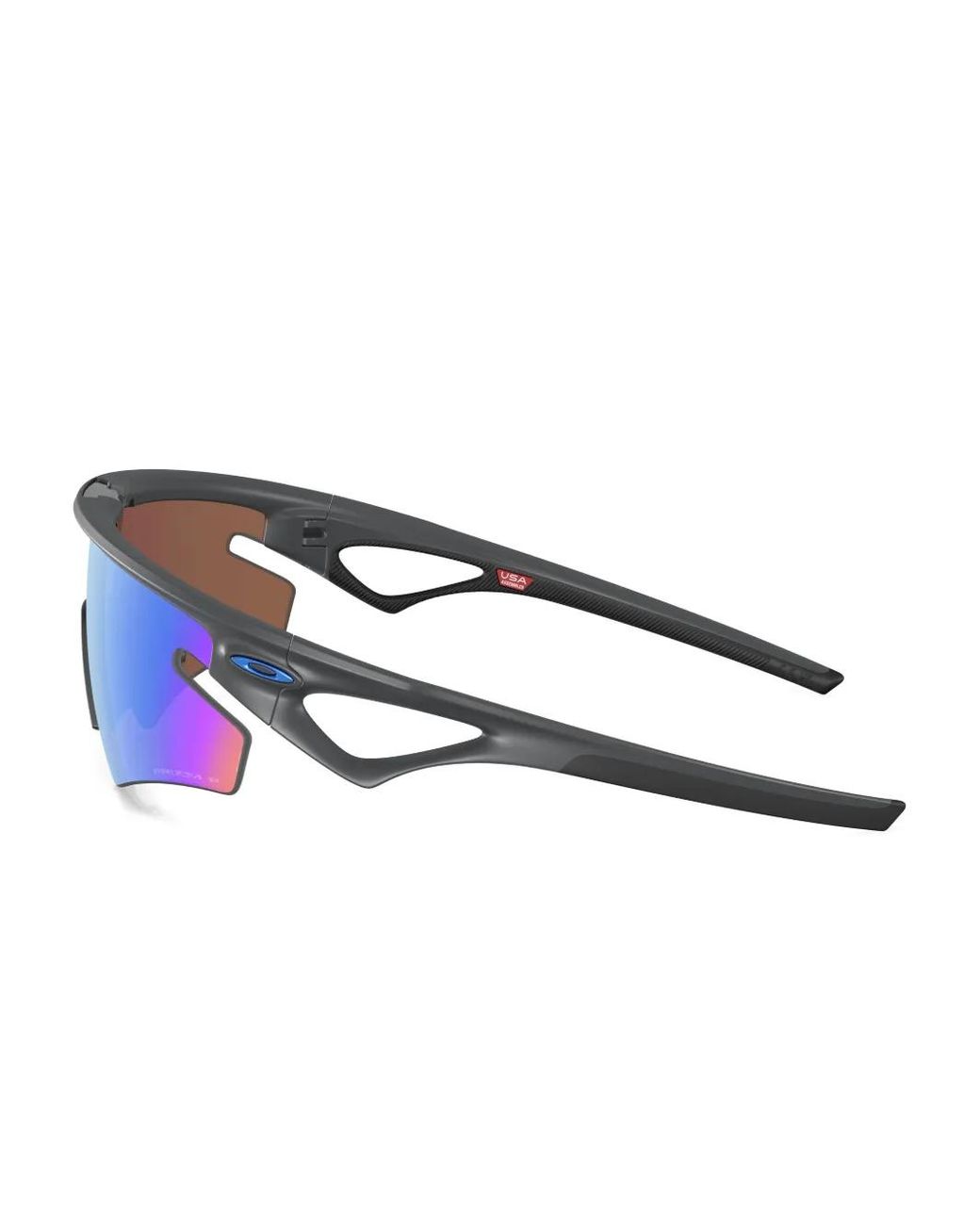 Oakley Blue Sphaera Slash Shield-Frame Sunglasses