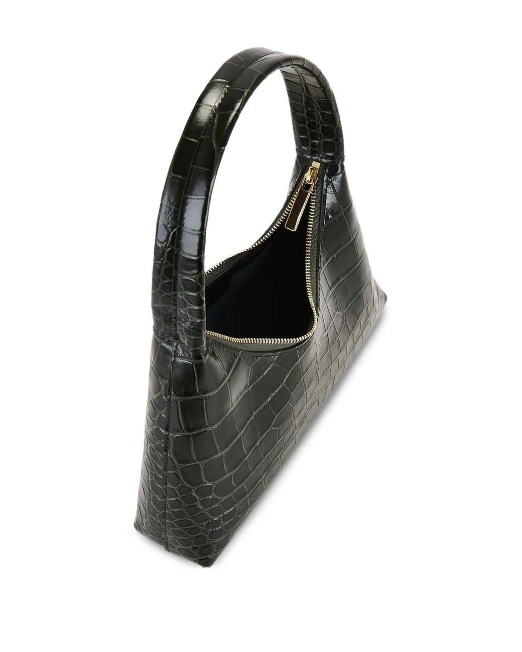 Mansur Gavriel Croc-Embossed Tote Bag in Black Lyst UK