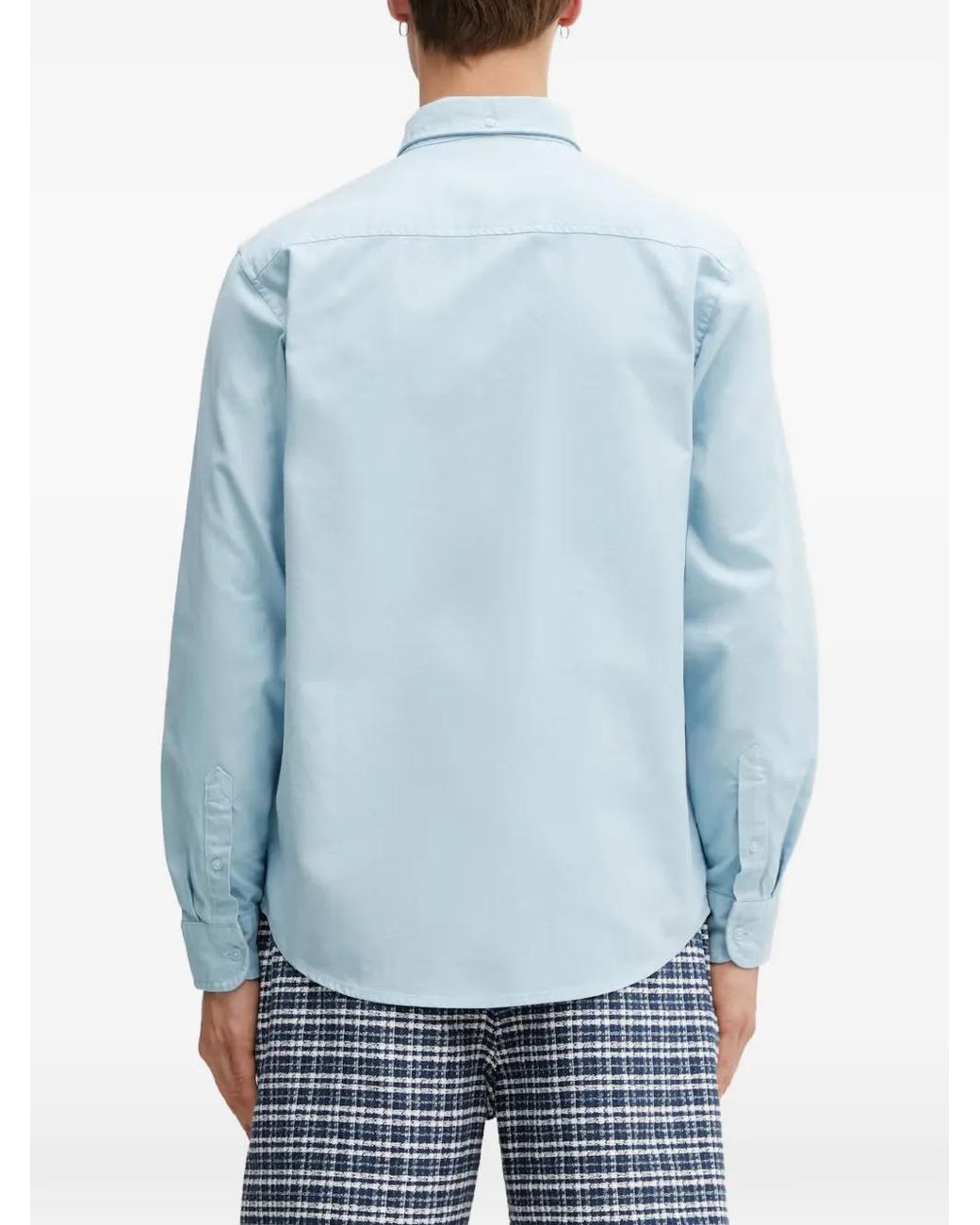 Carhartt Blue L/Bolton Shirt for men