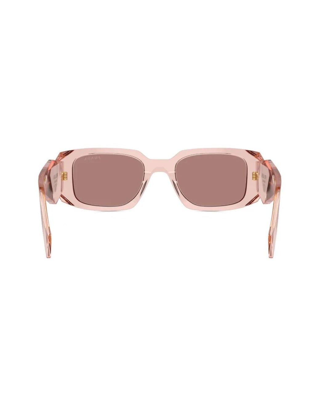 Gafas De Sol Con Montura Rectangular Prada de color Pink