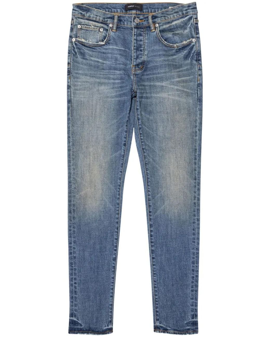 Purple Brand Blue P005 One Year Slim Jeans for men