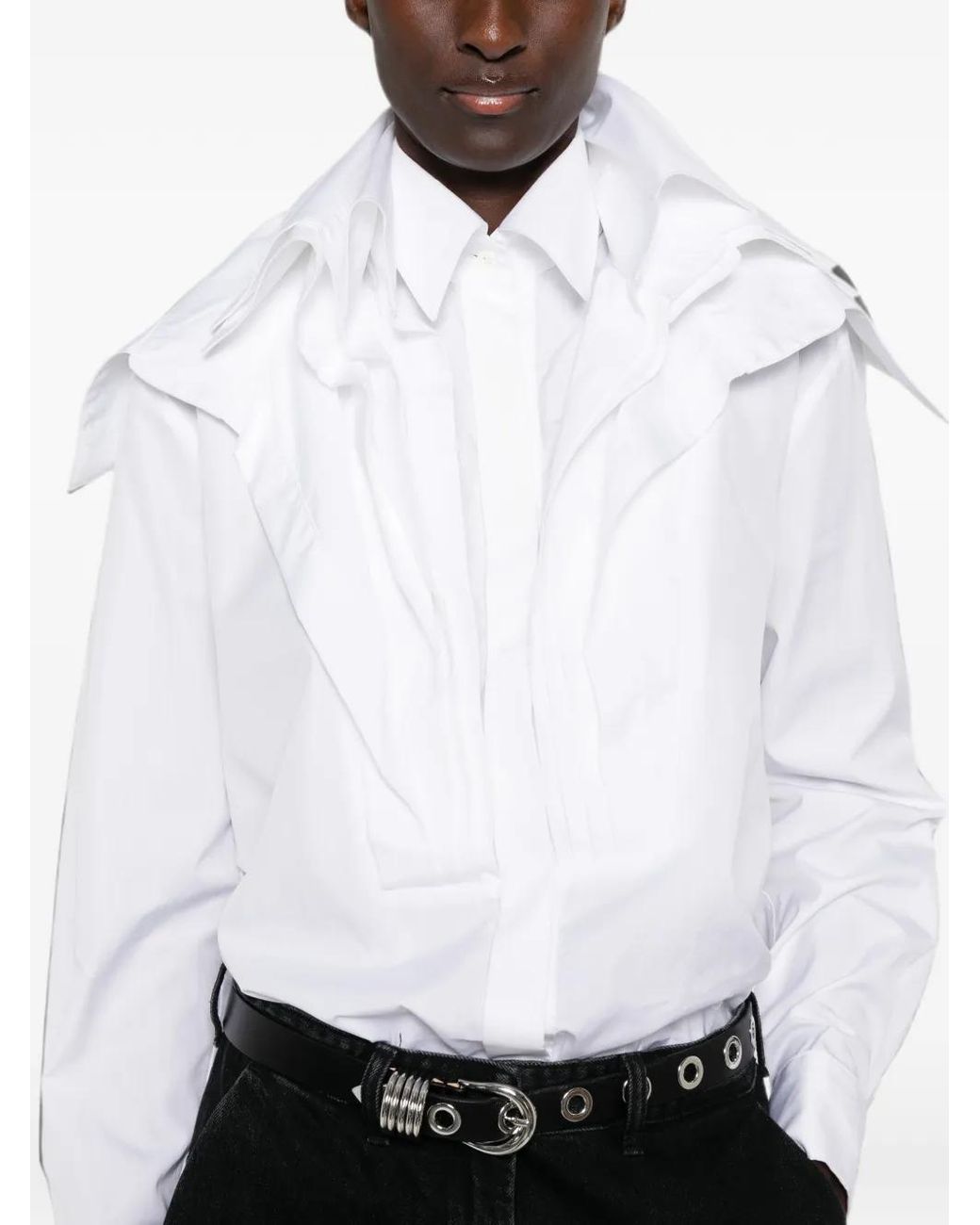 Viktor & Rolf Gelaagd Blouse in het White