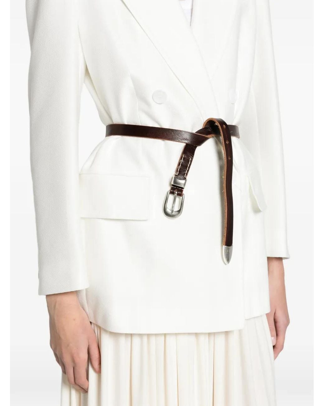 Max Mara White Piqué Jersey Olimpia Jacket