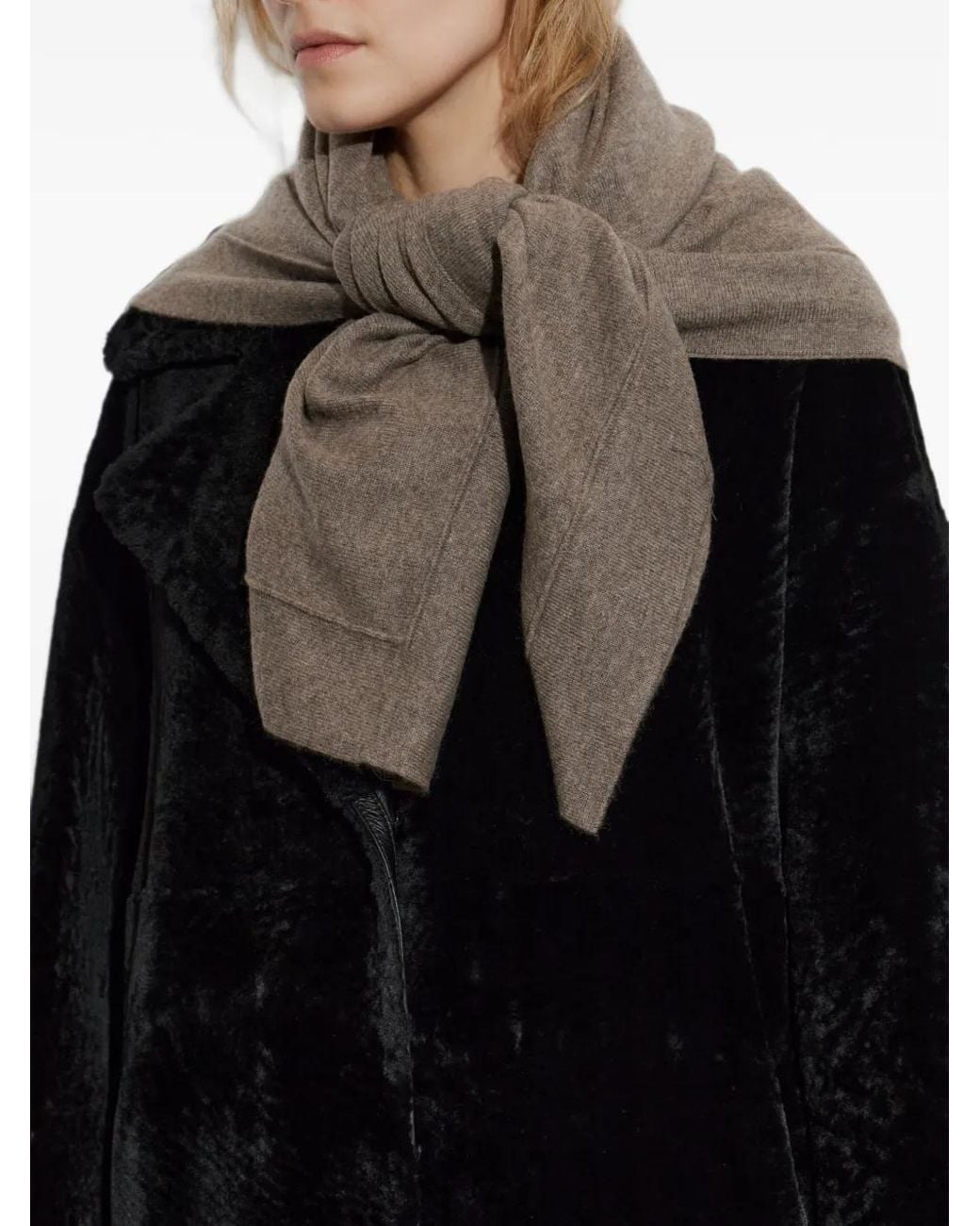 Lisa Yang Brown Frieda Scarf