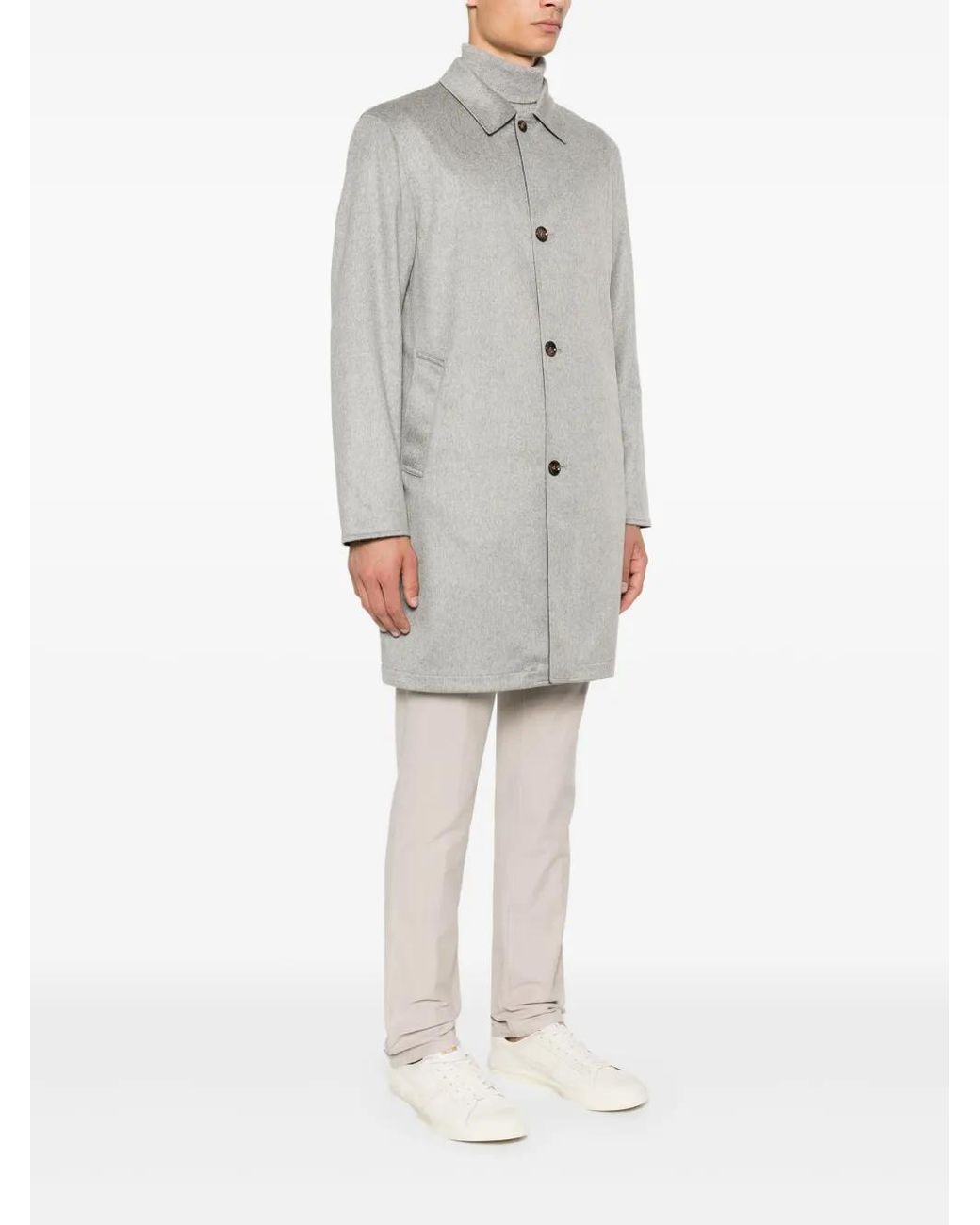 KIRED Gray Peak Coat for men