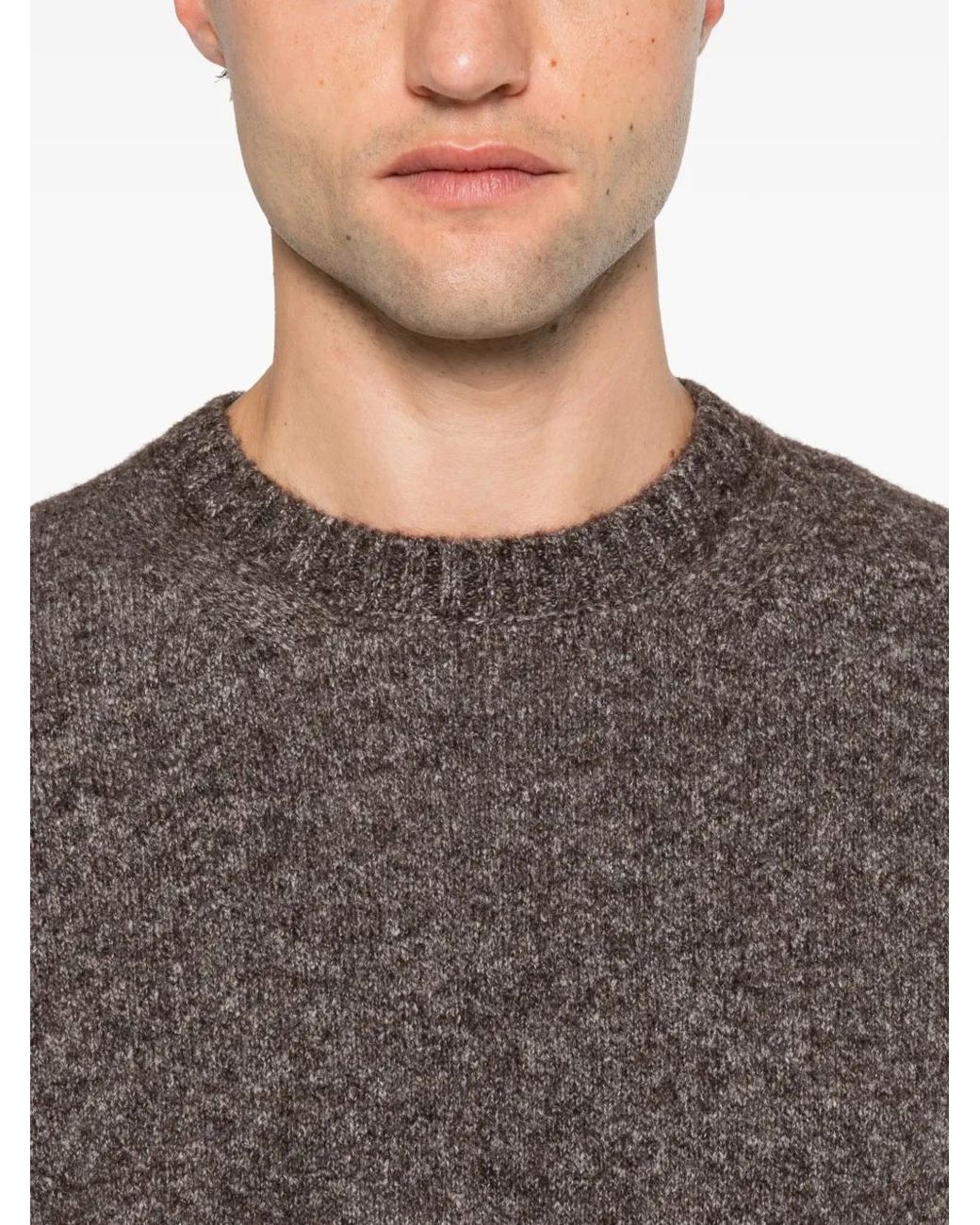 Corneliani Brown Pull À Col Rond for men