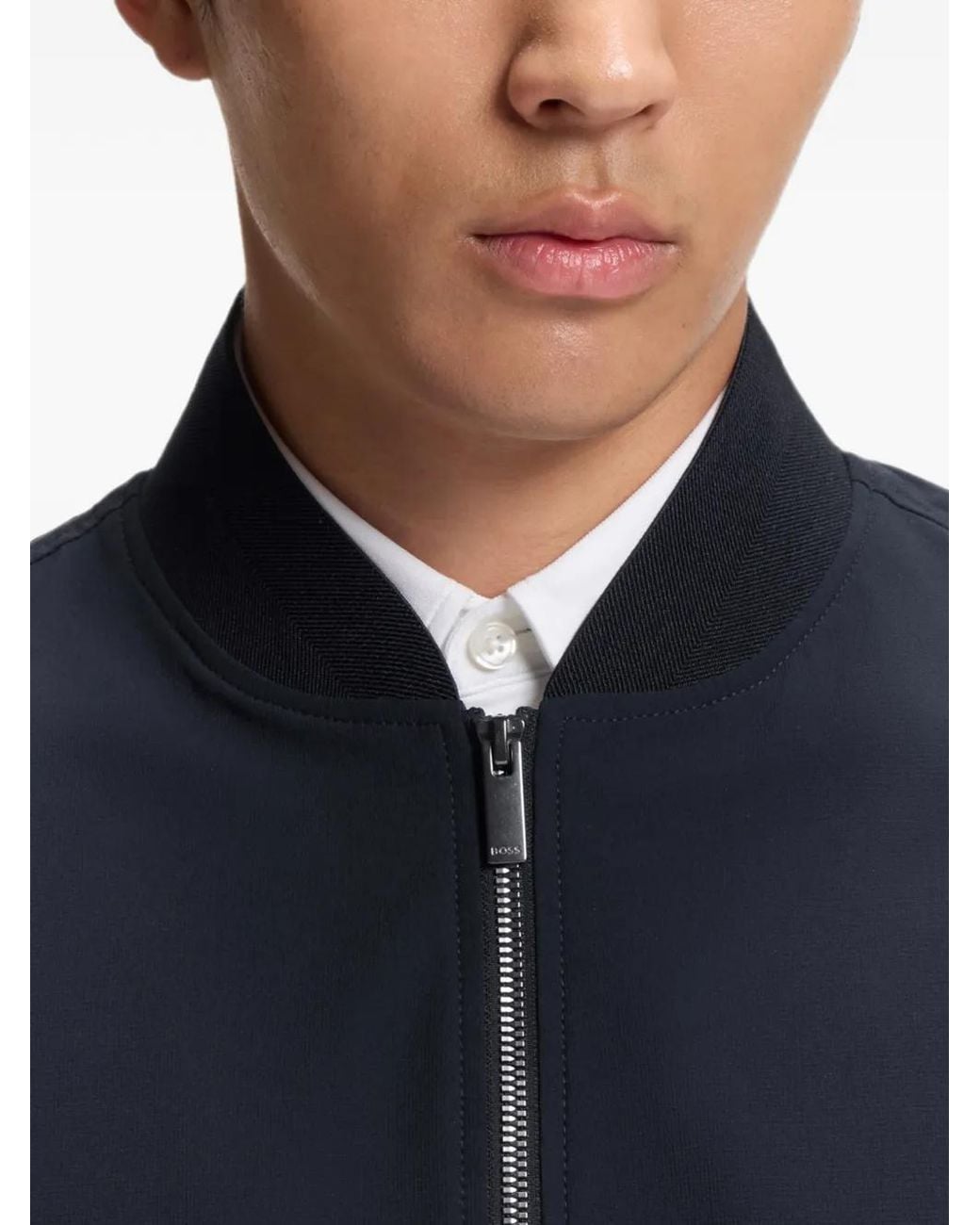 Boss Blue Slim-Fit Jacket for men