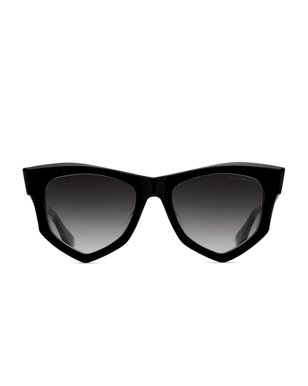 Dita Eyewear Black Obsidion Geometric-Frame Sunglasses