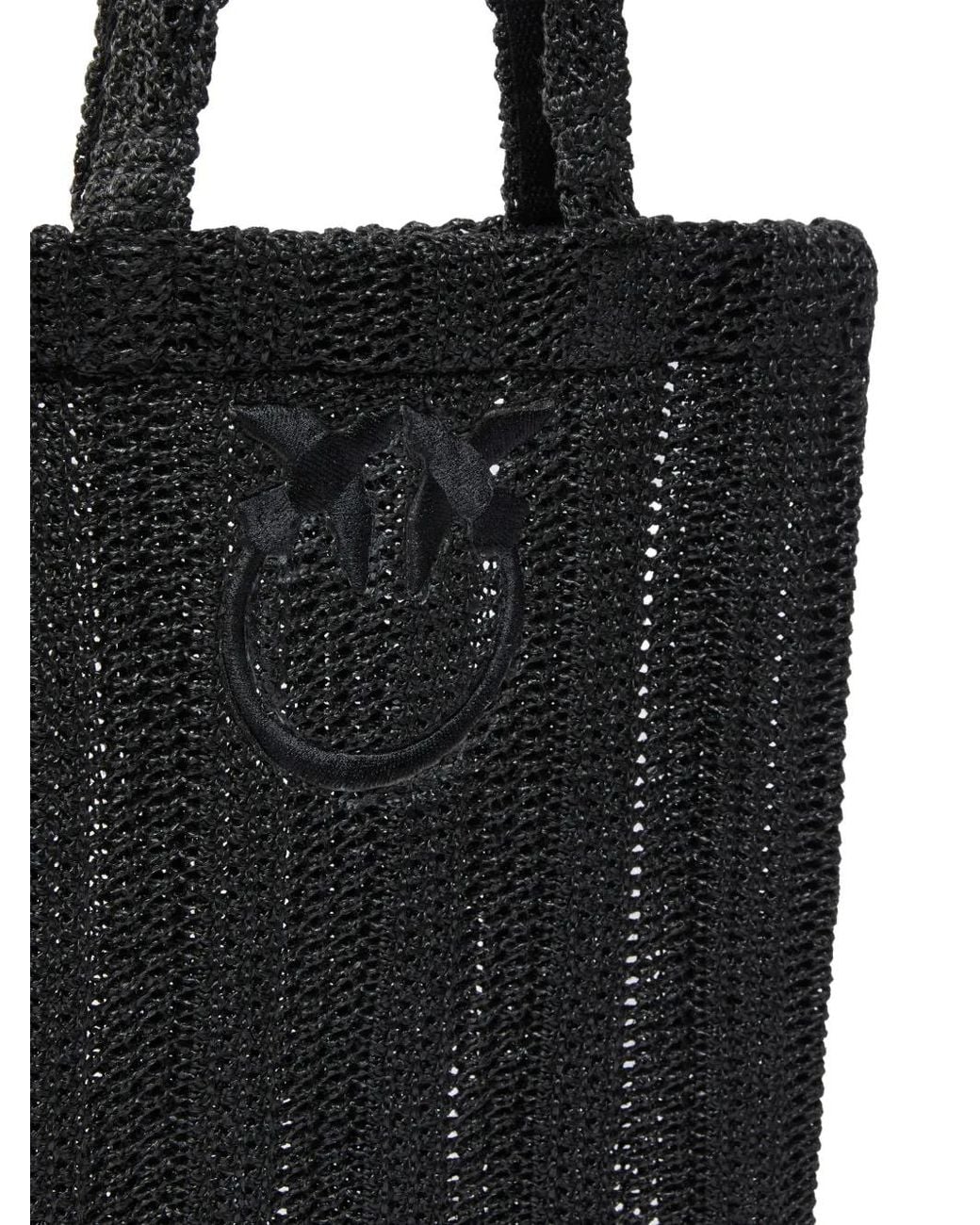 Pinko Black Easy Tote Bag Medium Shopper