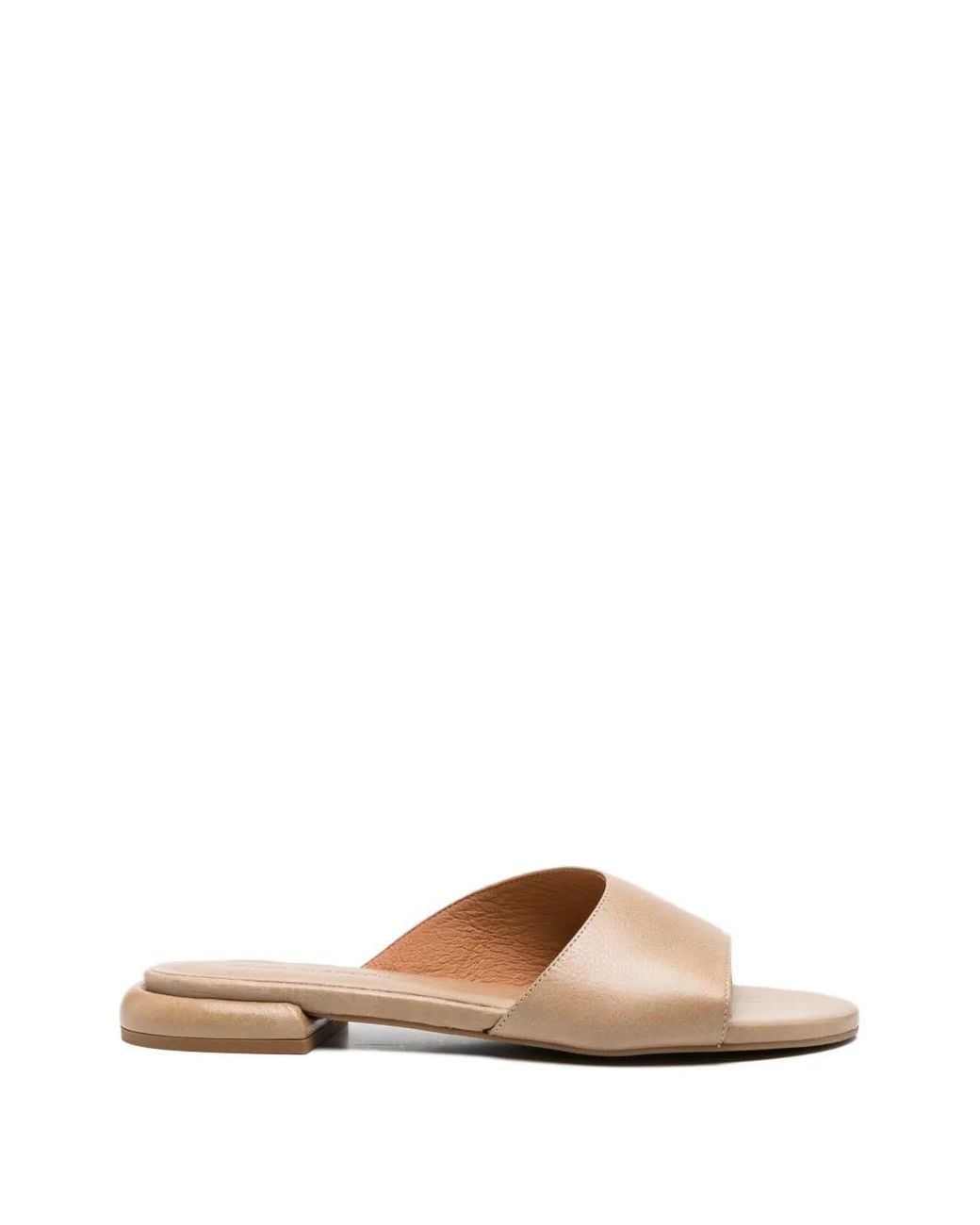 Angel Alarcon White Lucia Leather Sandals