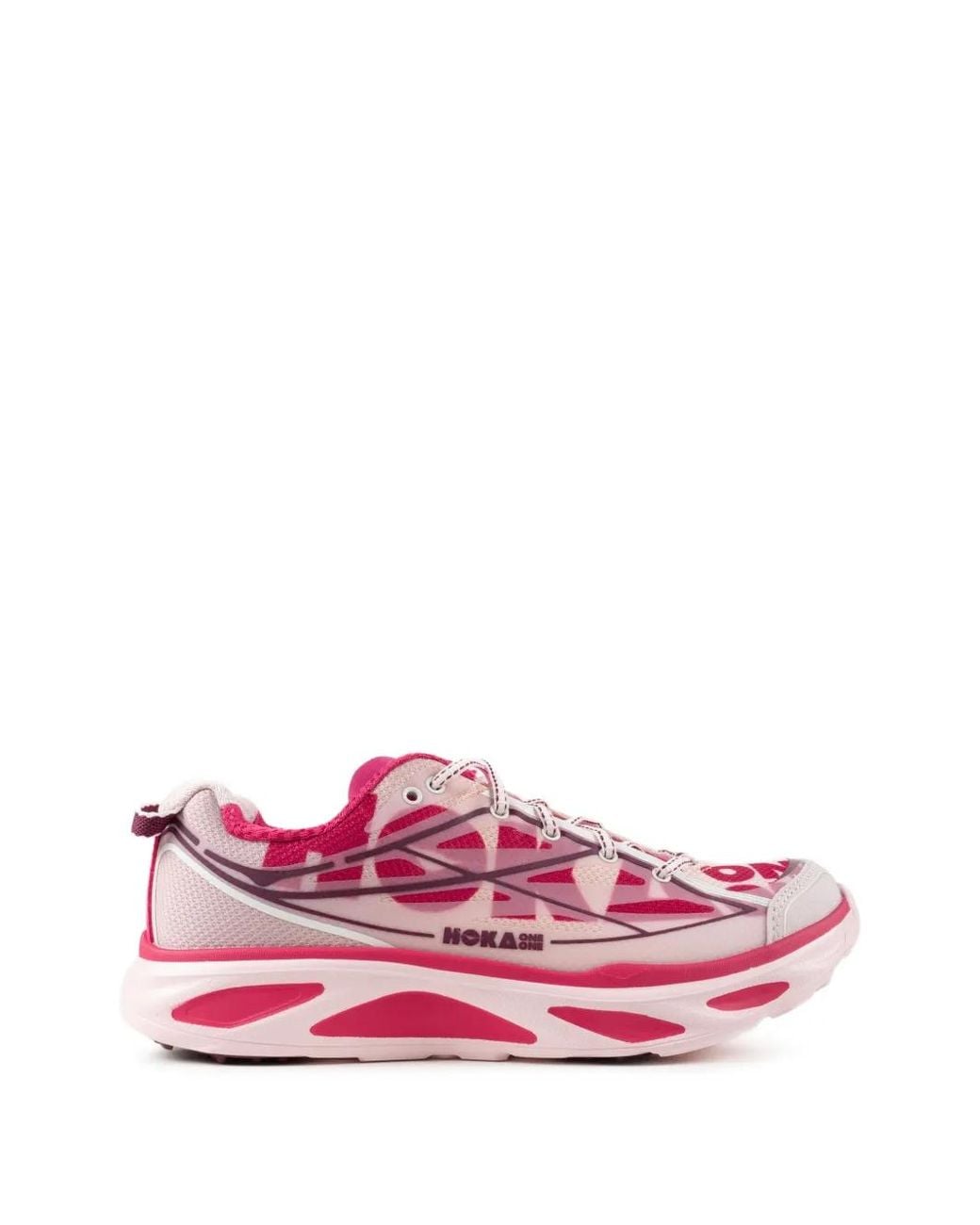 Hoka One One Pink Huaka Pro Sneakers