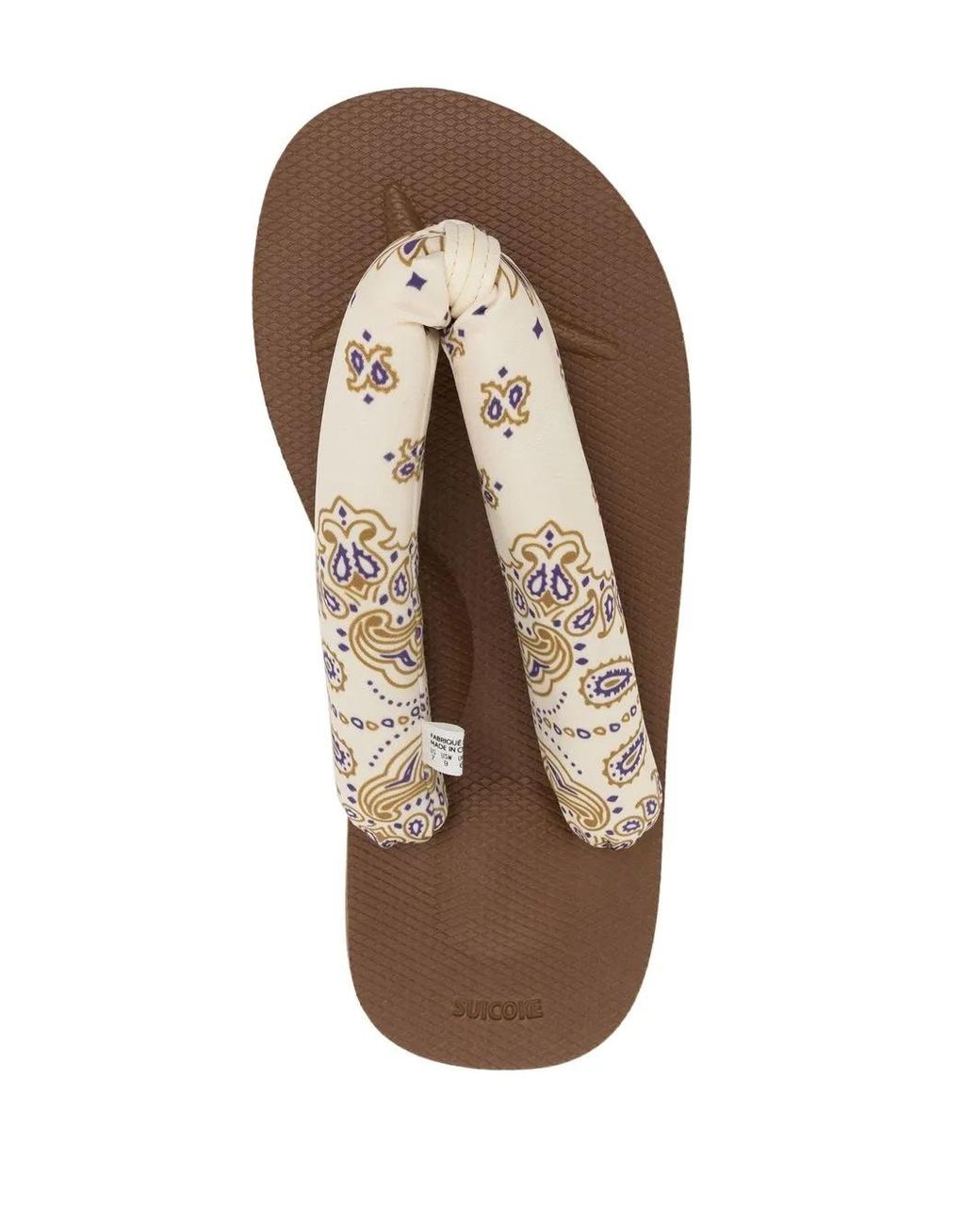 Suicoke White Gta Thong-Strap Sandals