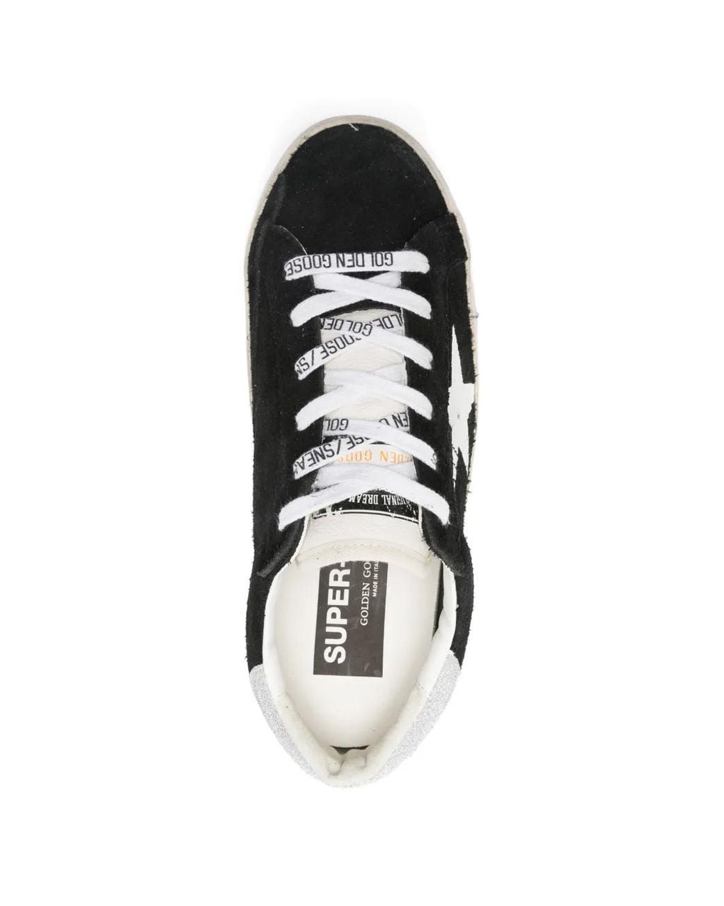 Golden Goose Deluxe Brand White Super-Star Lace-Up Sneakers