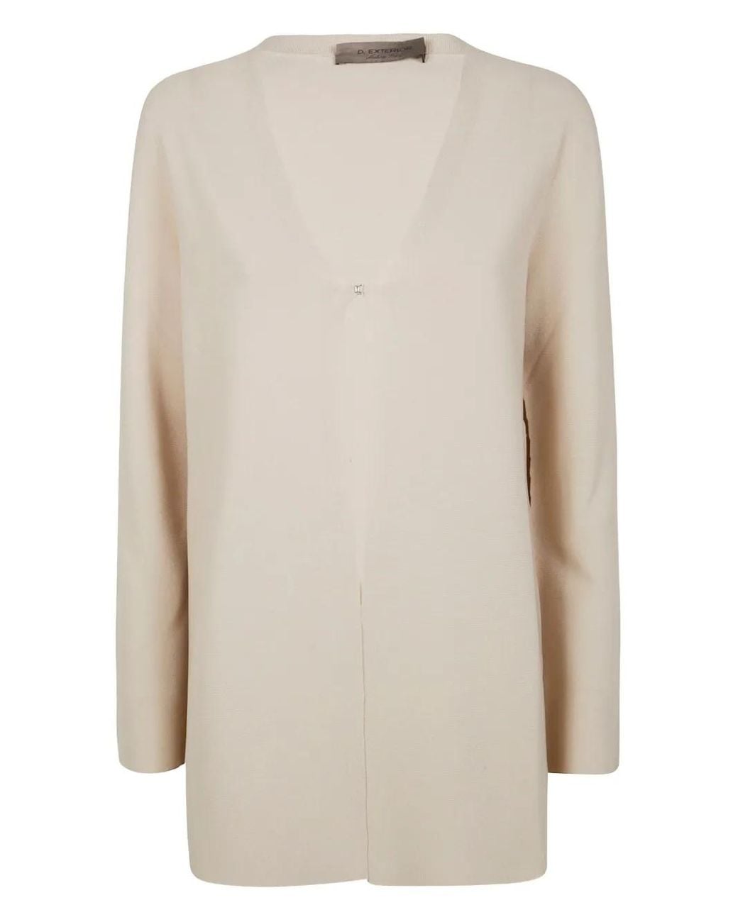 D.exterior Oversized Vest in het White