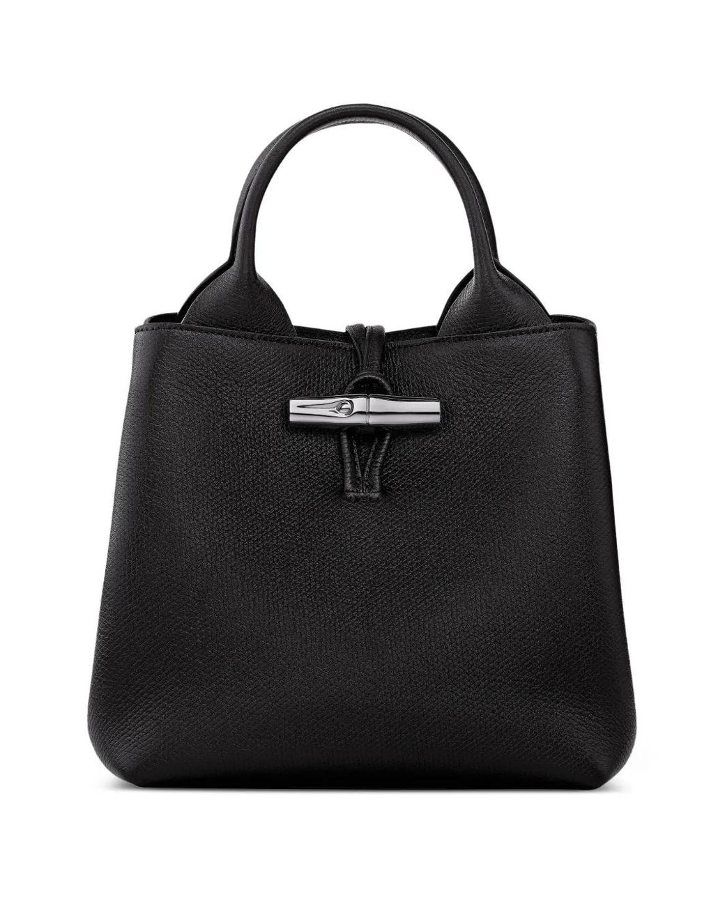 Longchamp Black Le Roseau S Handbag