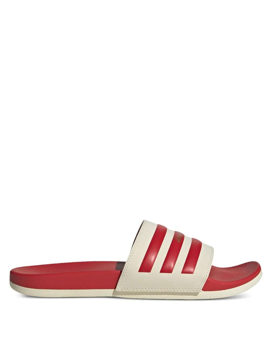 Adidas Red Adilette Comfort Slides for men