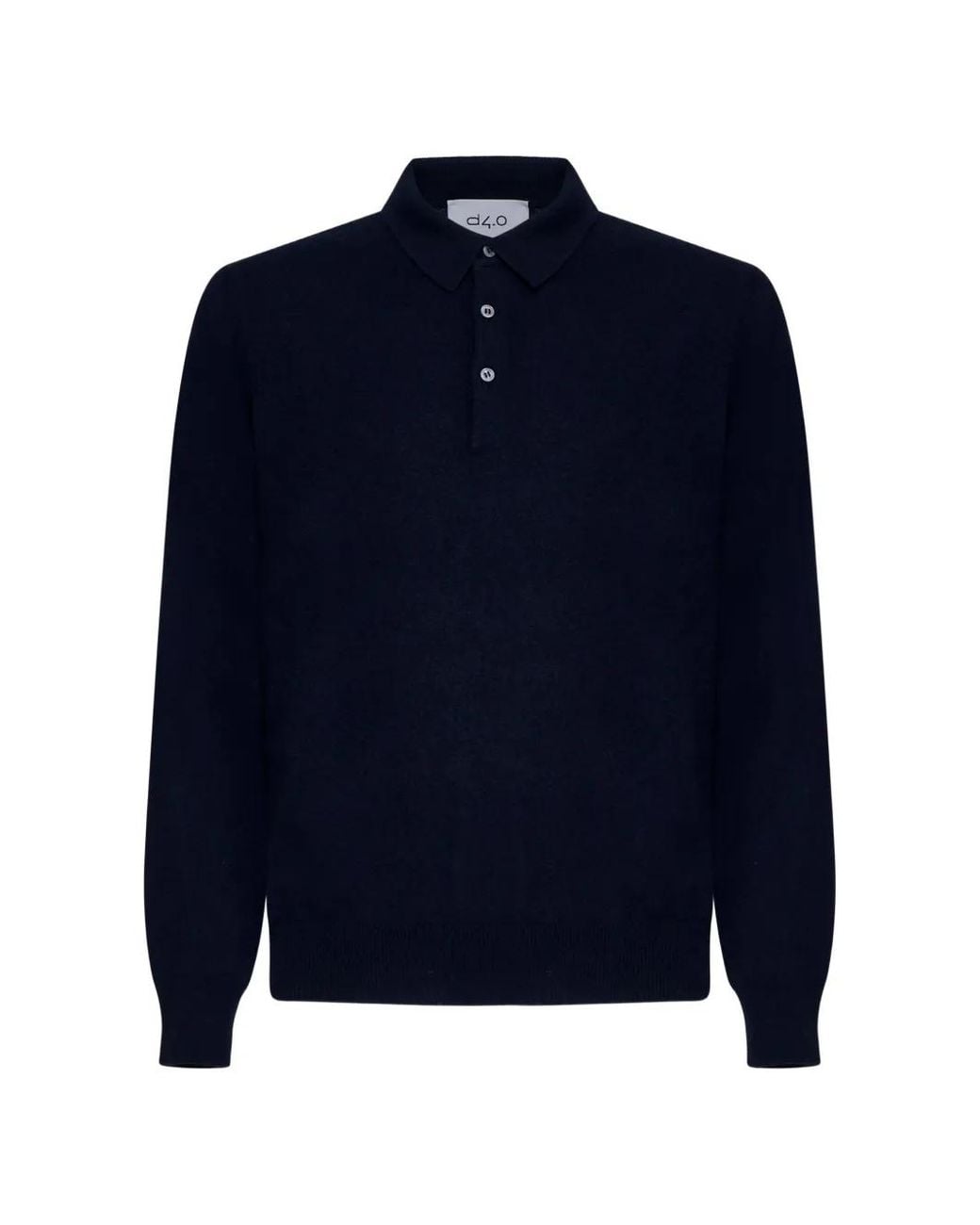 Jersey Con Cuello De Polo D4.0 de hombre de color Blue