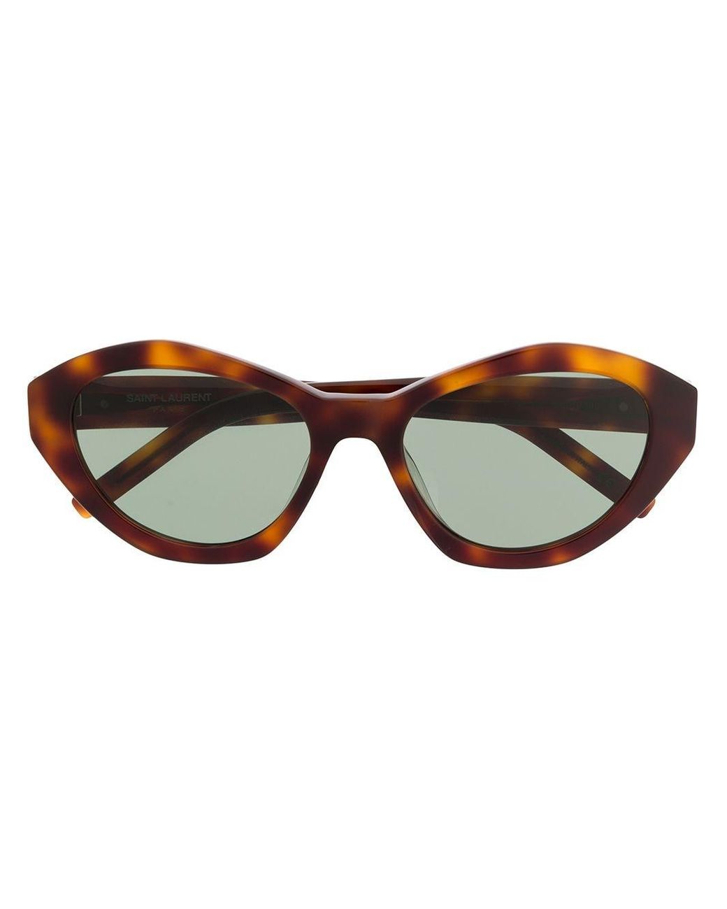 Saint Laurent Sl M60 Cat-eye Frame Tortoiseshell Sunglasses in Brown ...