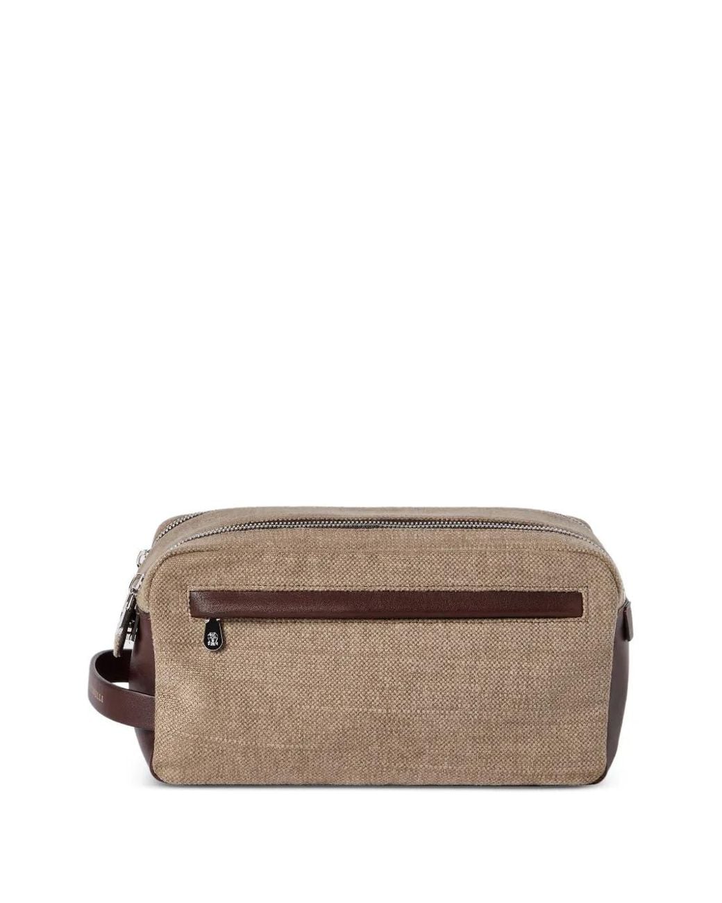 Trousse Make Up di Brunello Cucinelli in Brown da Uomo