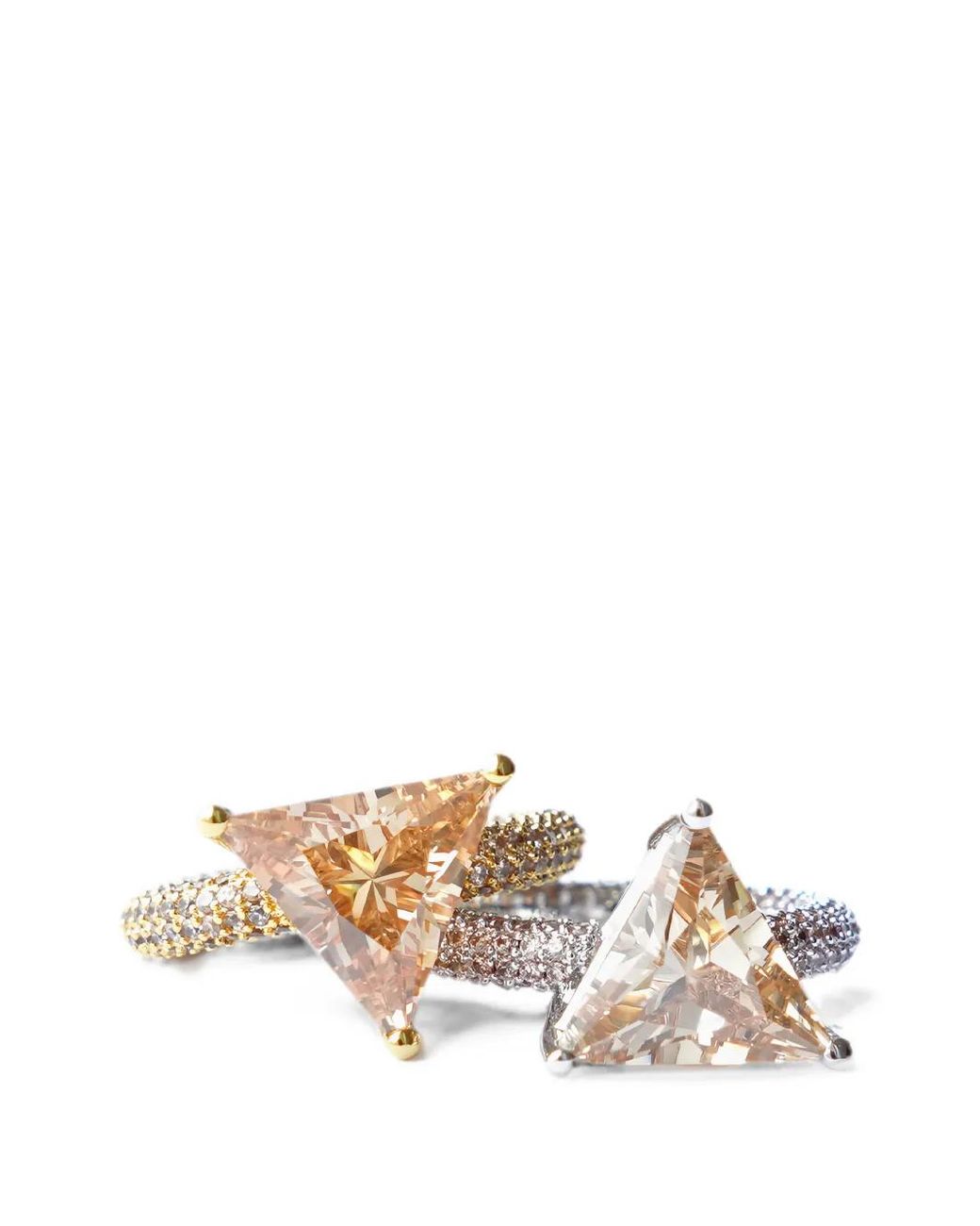 Izabel Display White Mega Triangel-Ring