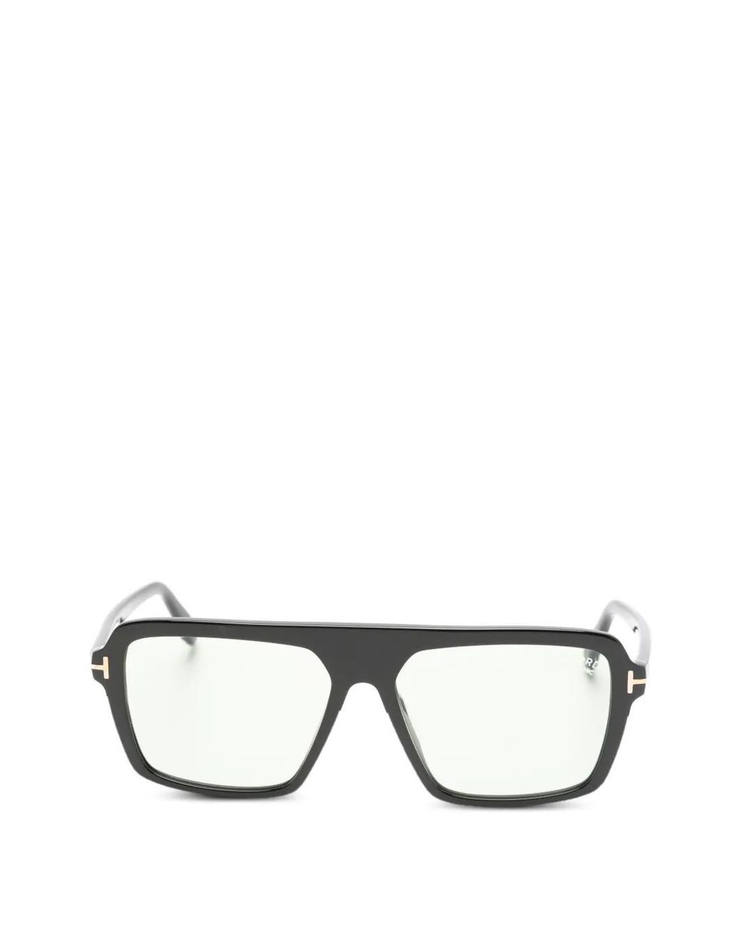 Tom Ford Black Vincent Rectangle-Frame Sunglasses