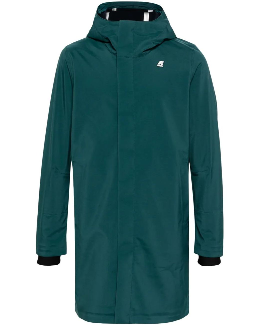Chubasquero Largo Thomas K-Way de hombre de color Green