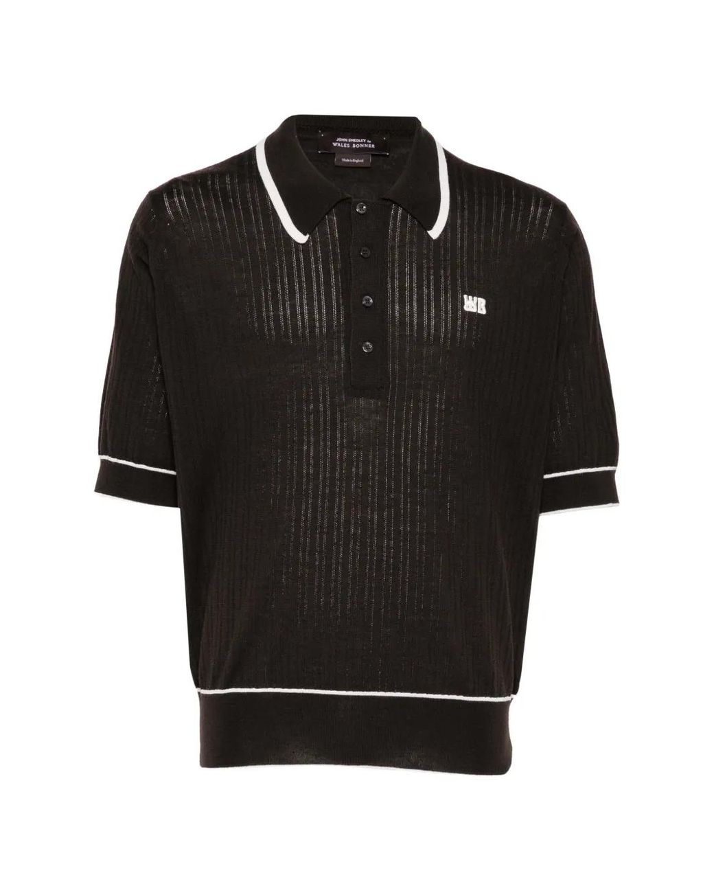 Wales Bonner Black Polo Blessings for men