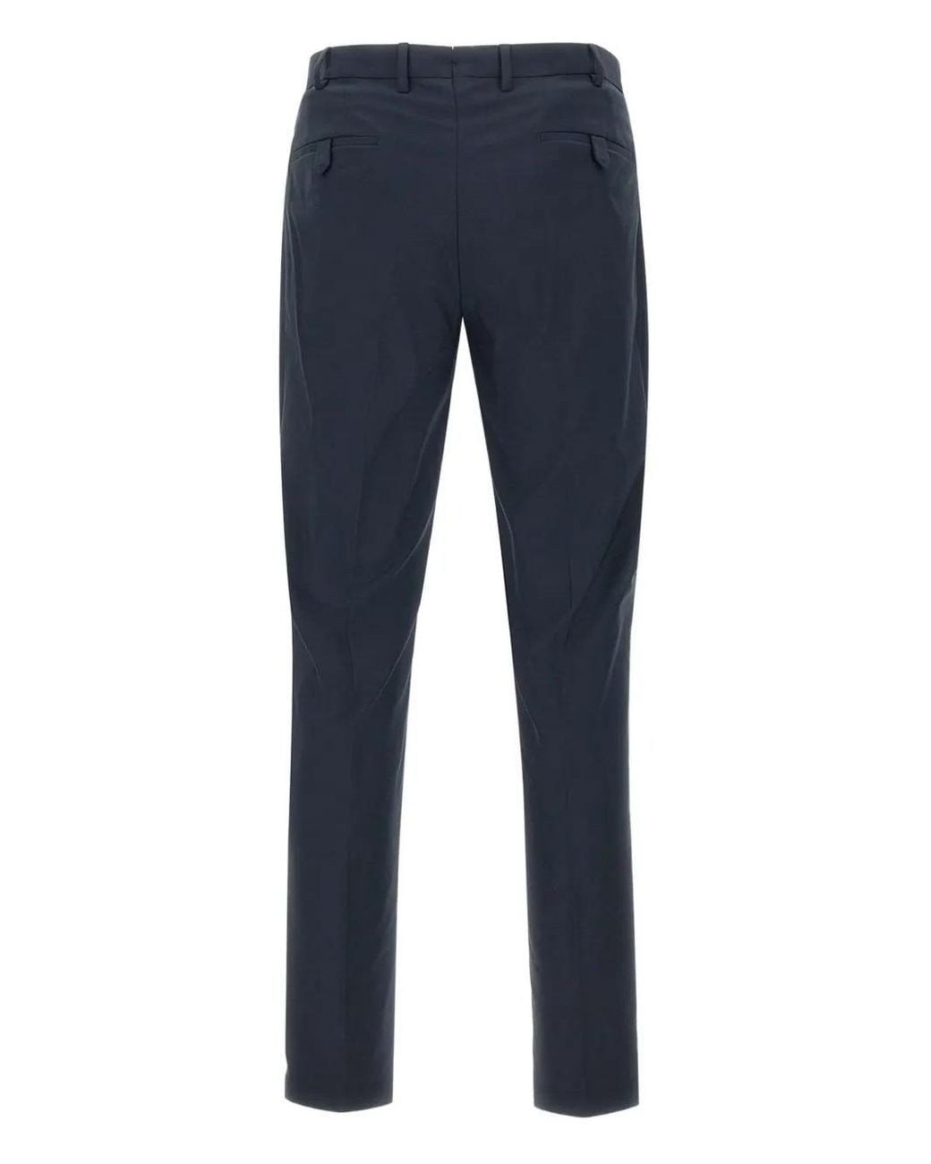 Devore Blue Pleated Trousers for men
