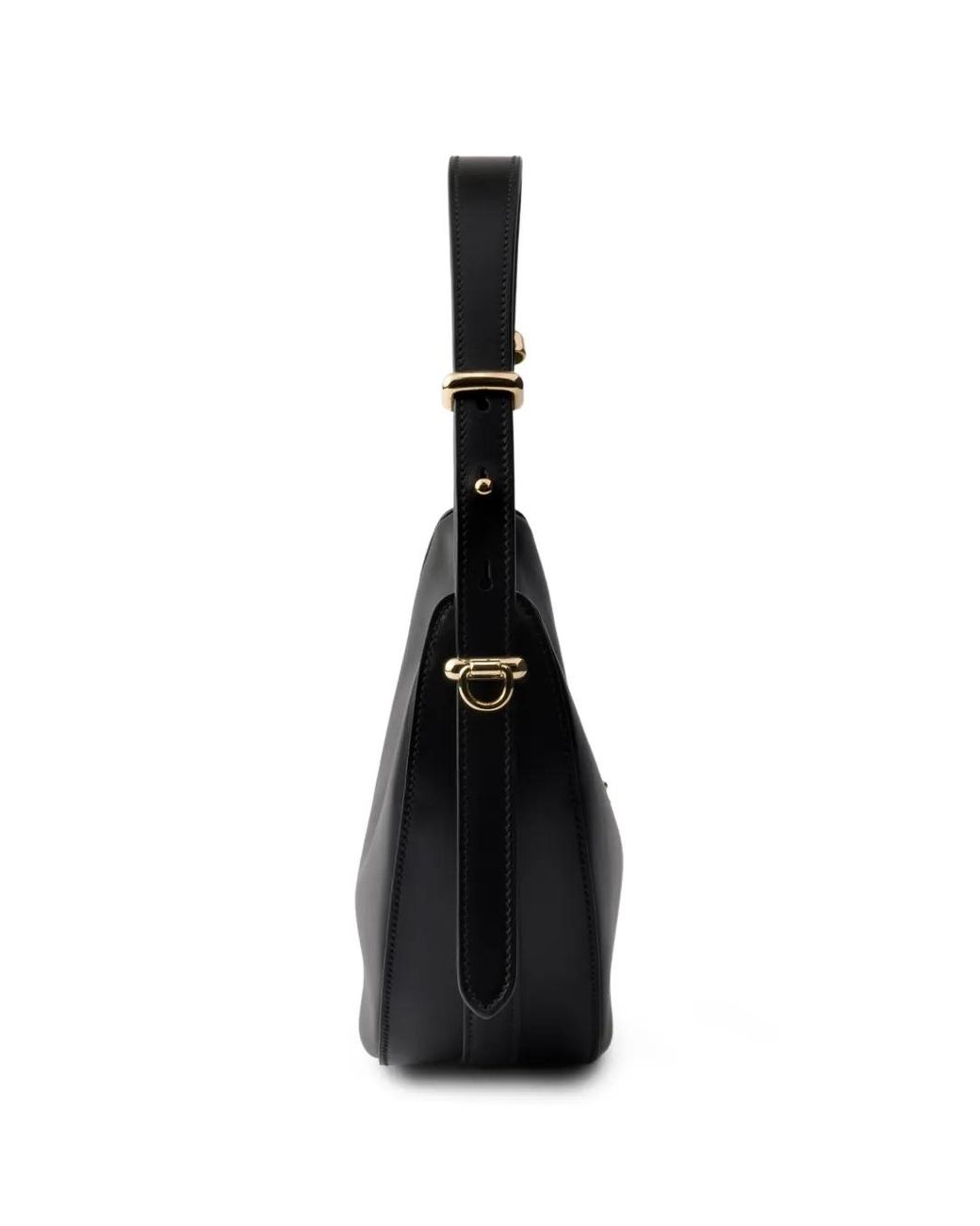 Borsa A Spalla Arqué Mini di Prada in Black