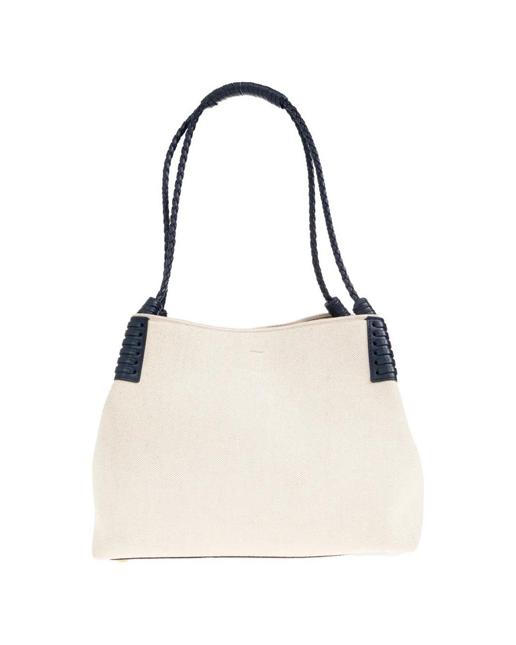 Etro Natural Medium Canvas Libra Tote Bag