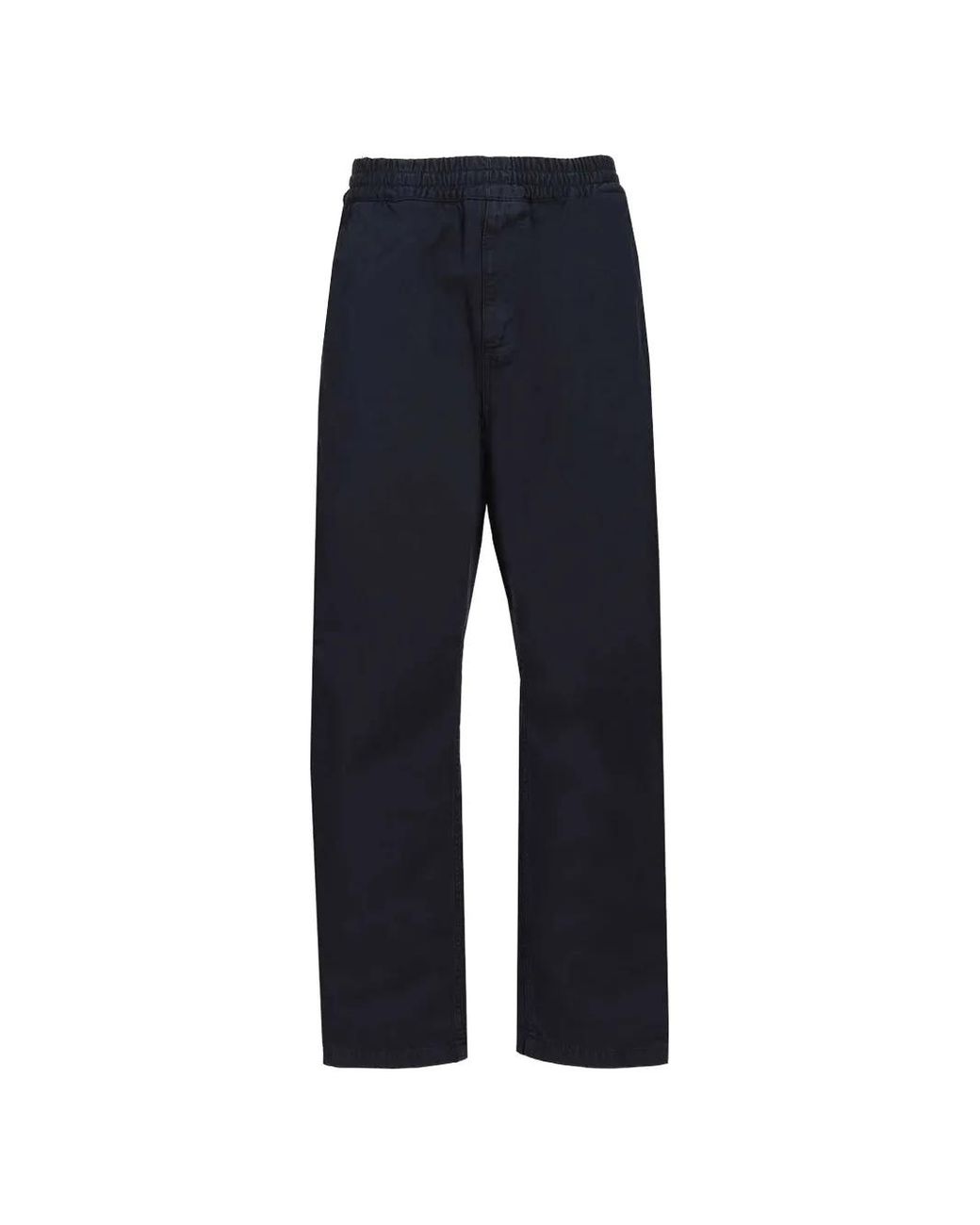 Carhartt Blue Flint Cotton-Twill Trousers for men