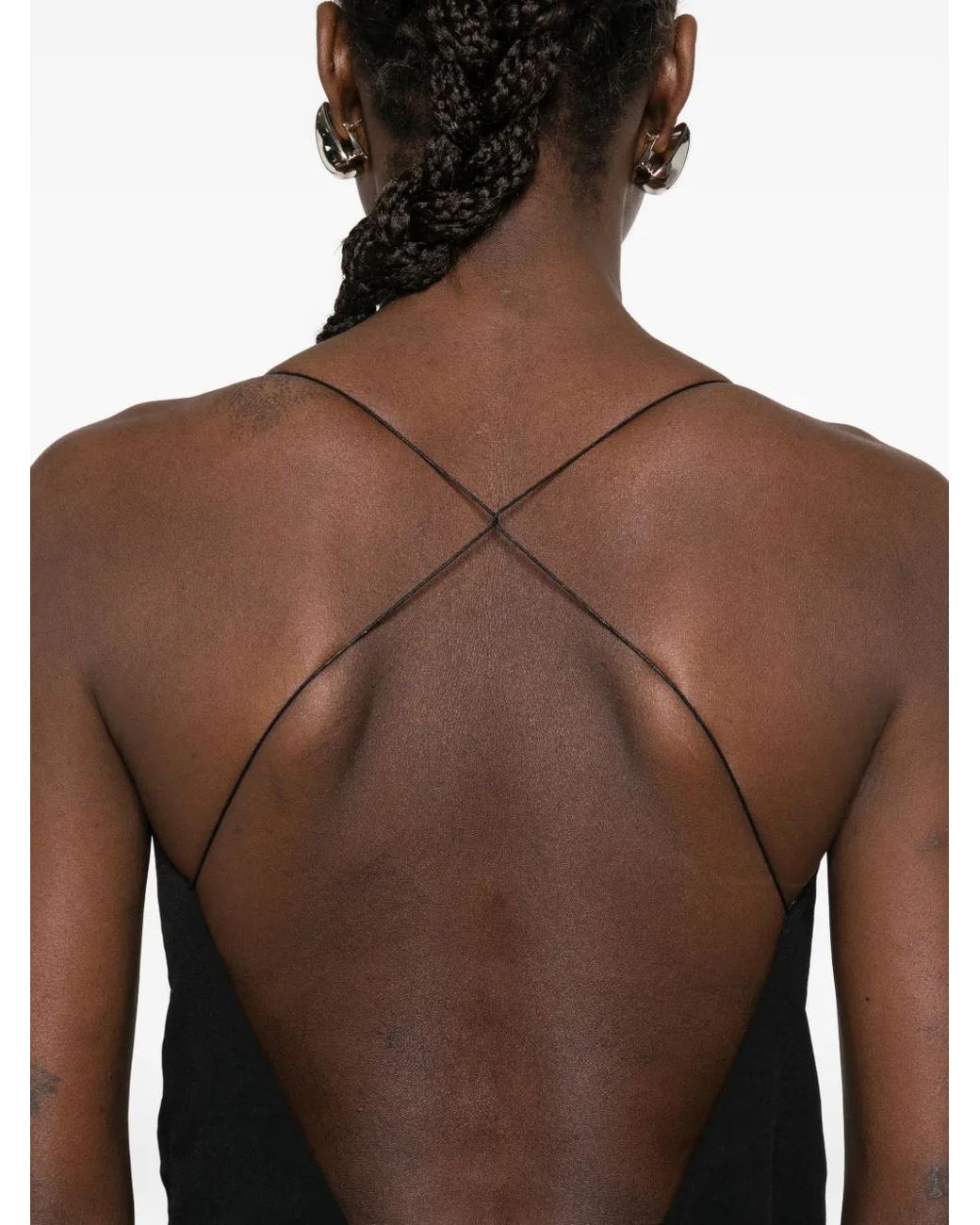 Jacquemus The Abiha Jurk in het Black