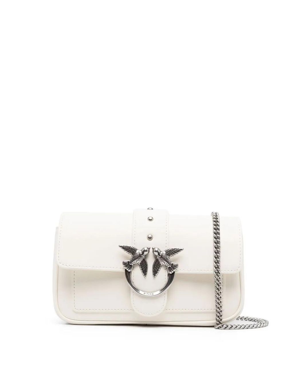 Pinko White Small Pocket Bag Love Bag One Simply