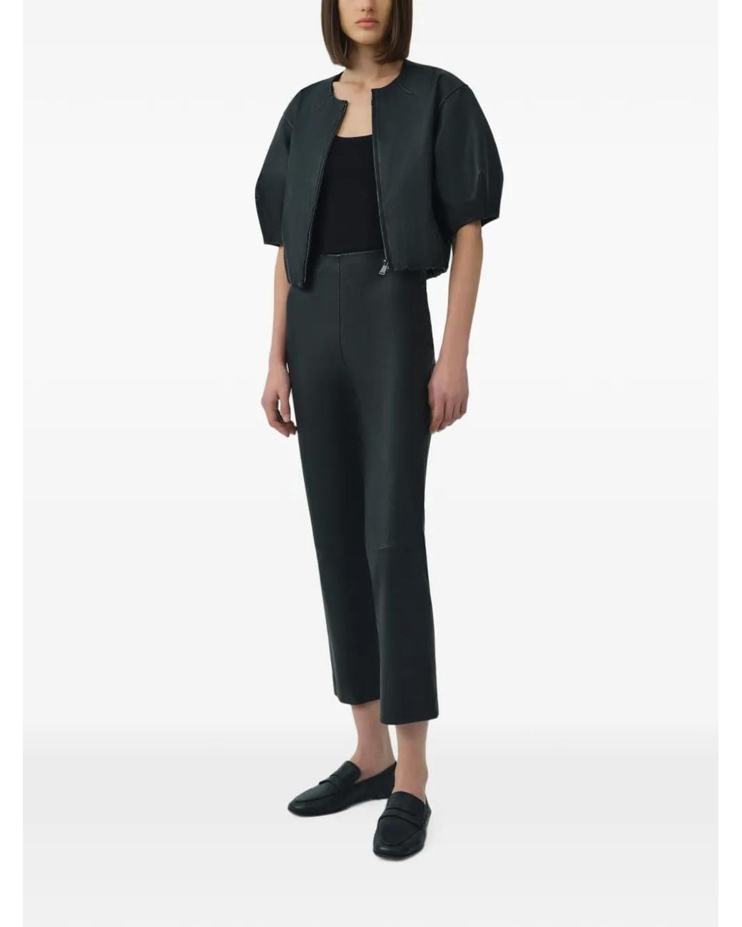Jonathan Simkhai Black Veste Austyn À Manches Courtes