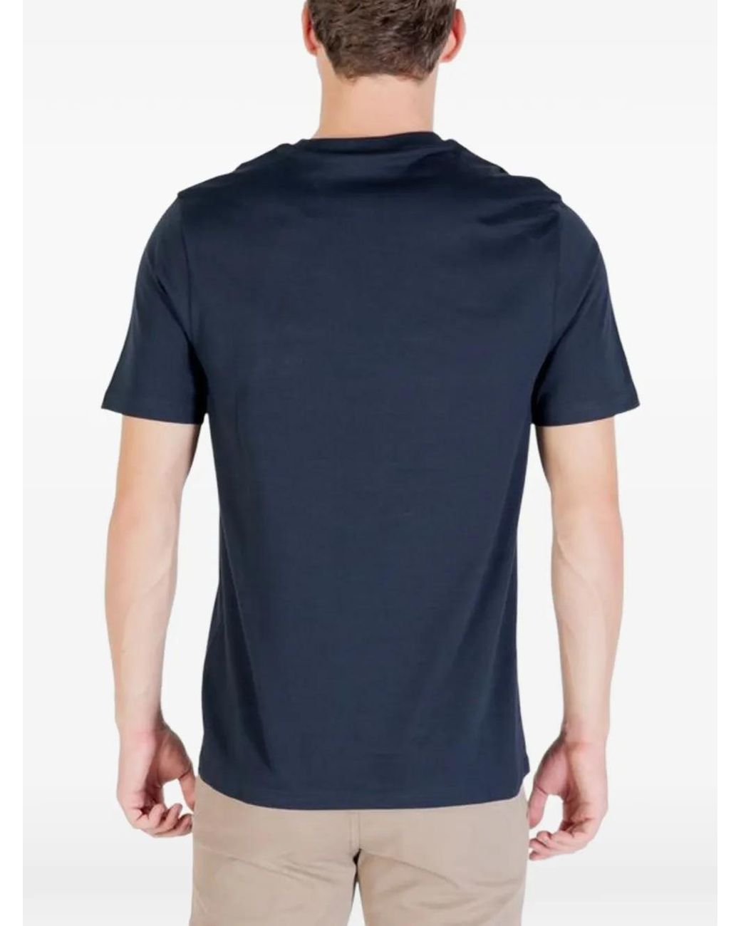 Lyle & Scott Blue T-Shirt À Col Rond for men