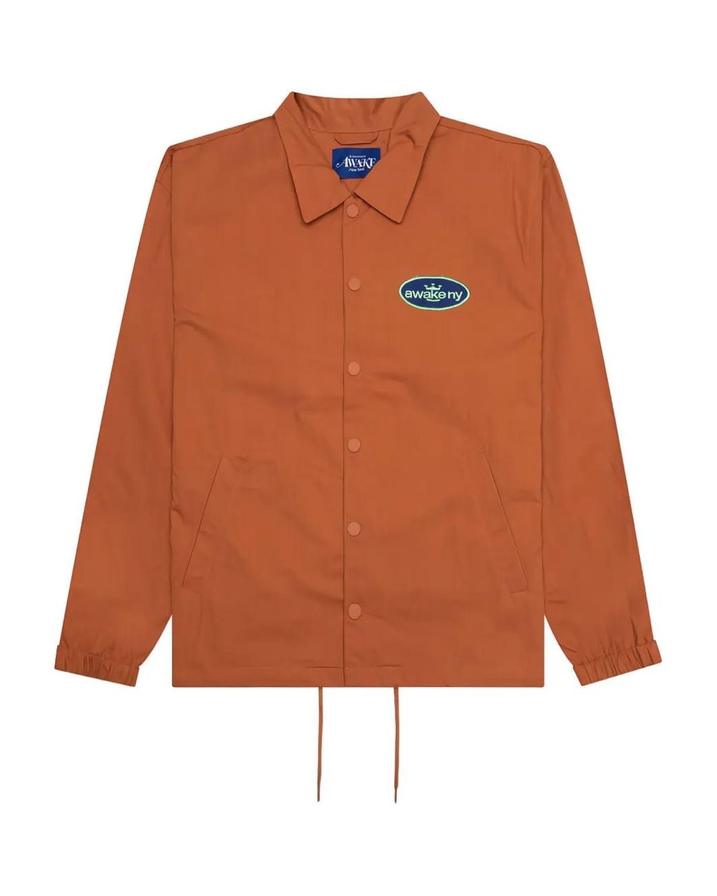 AWAKE NY Orange Veste À Logo Ovale for men