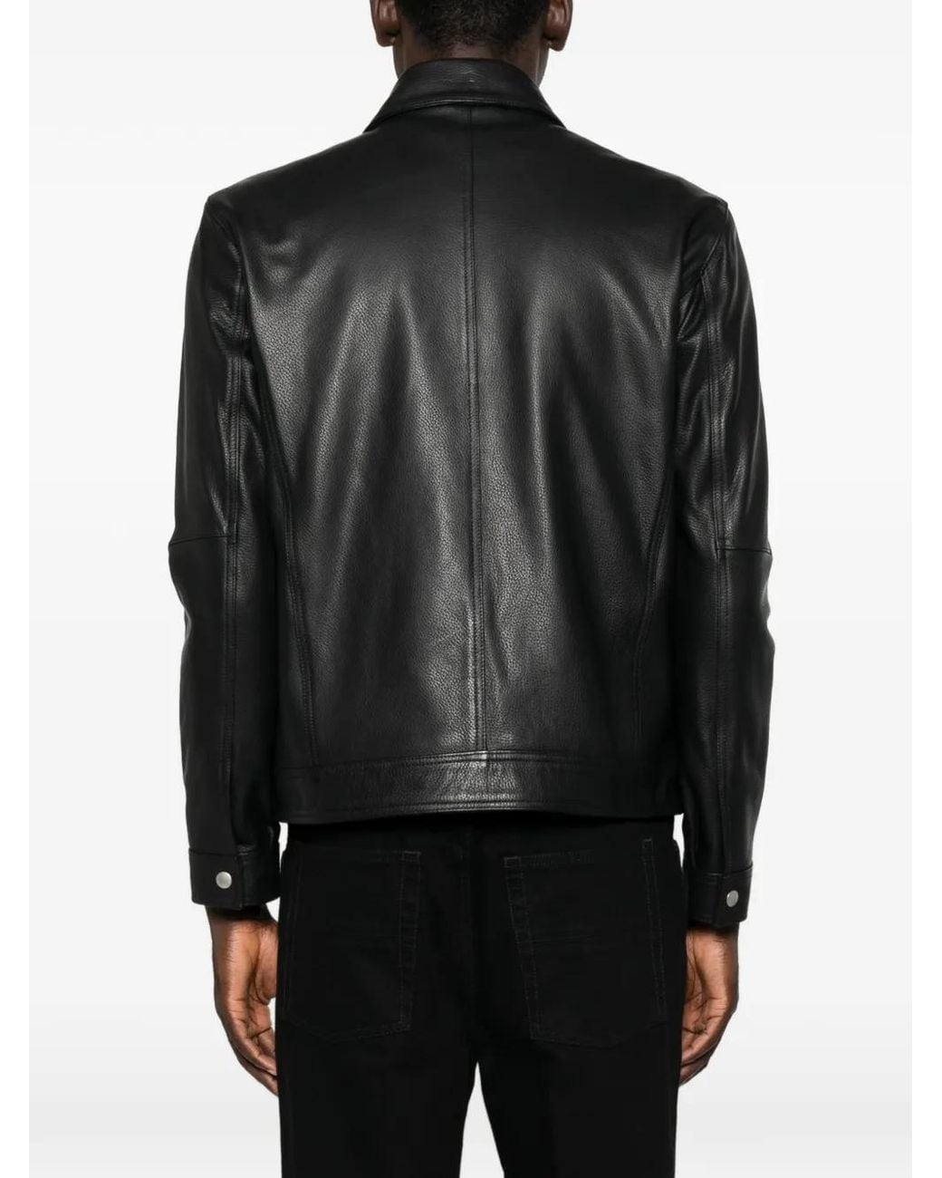 Arma Black Veste Wani En Cuir for men