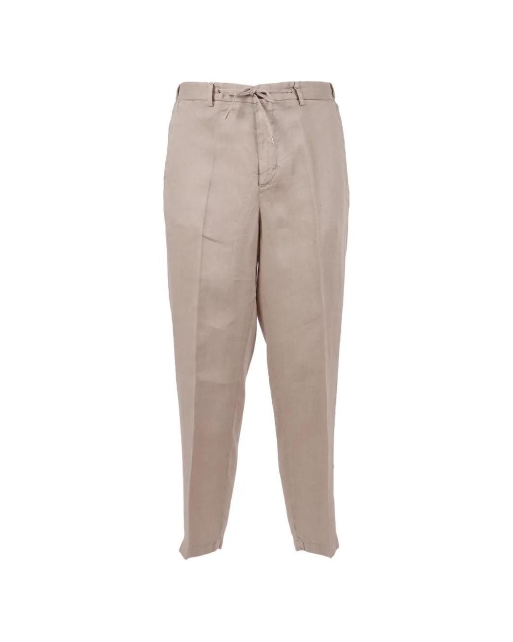Briglia 1949 Natural Drawstring Trousers for men