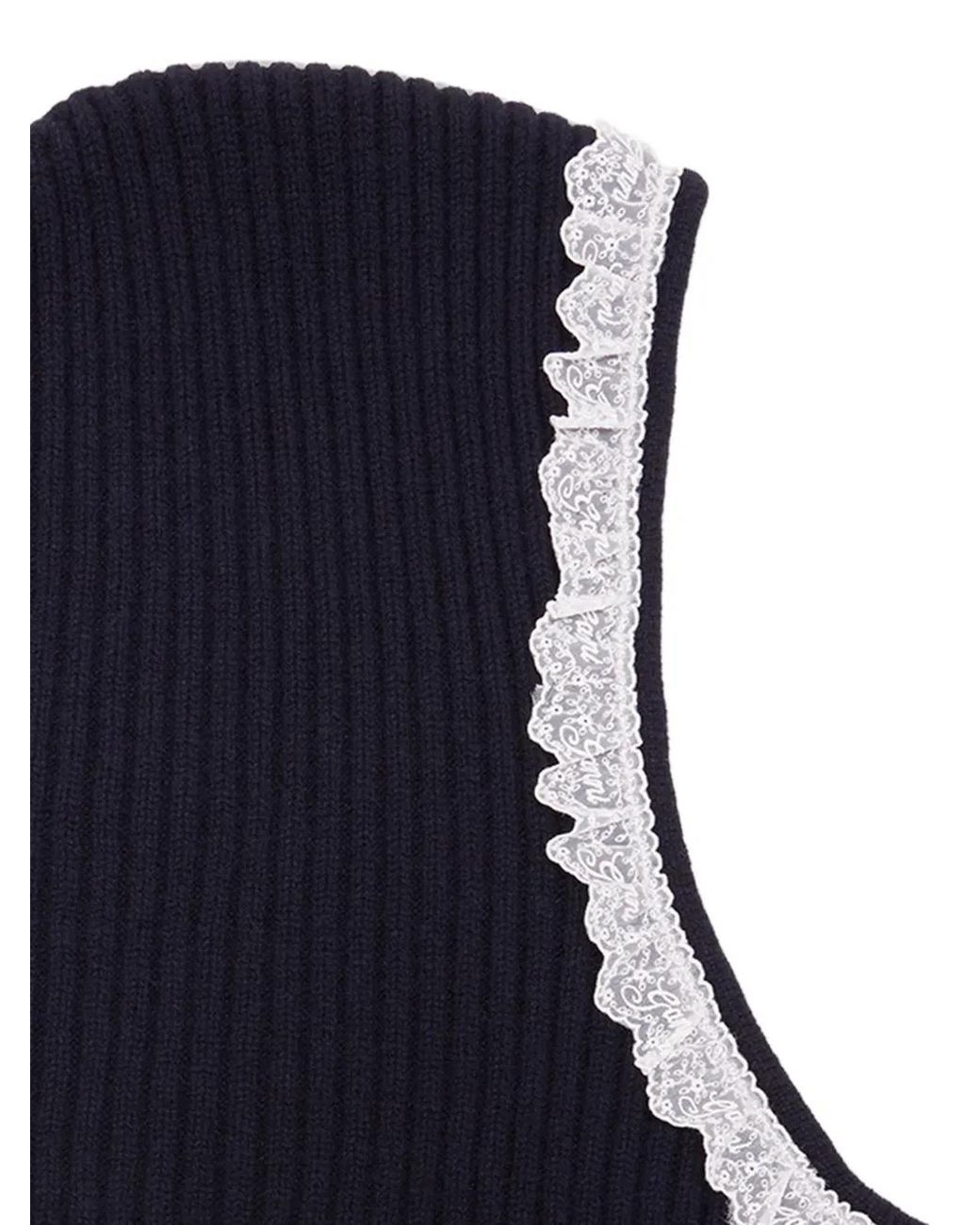 Ganni Blue Balaclava