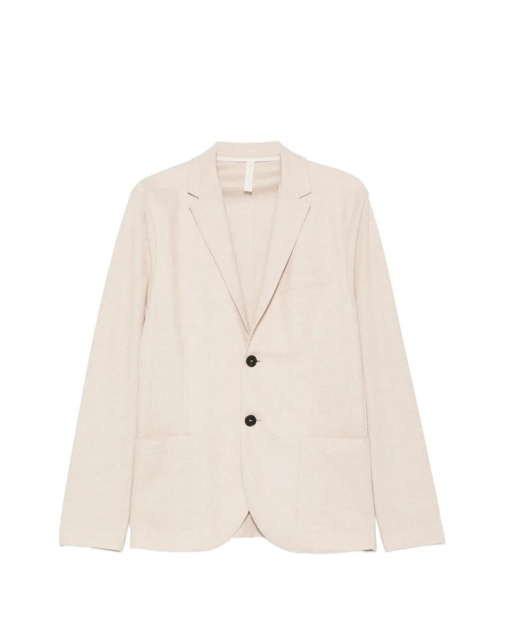 Harris Wharf London Natural Button Cotton Blazer for men