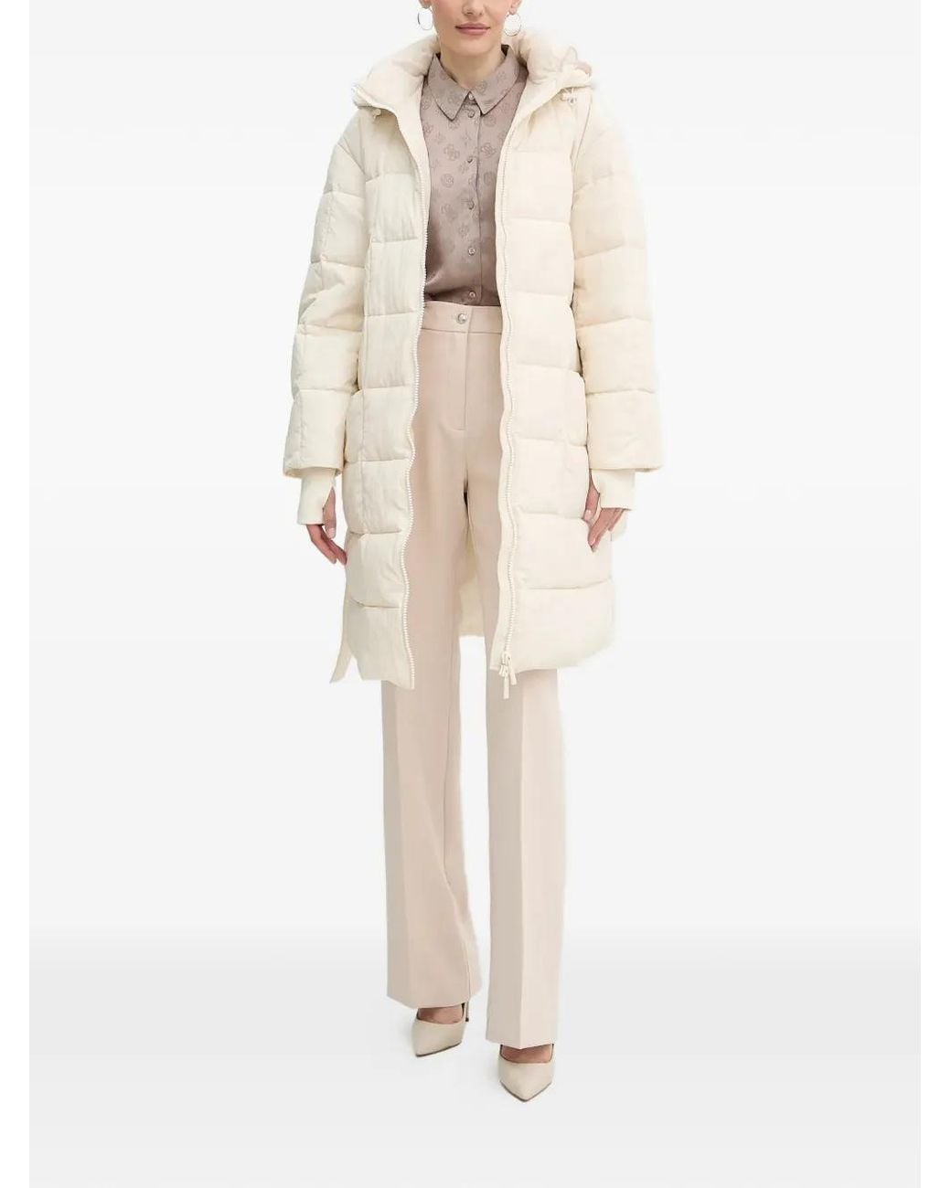 Guess Natural Button Trousers