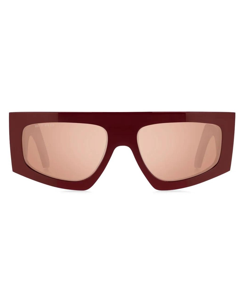Etro Brown Screen Sonnenbrille Mit Eckigem Gestell